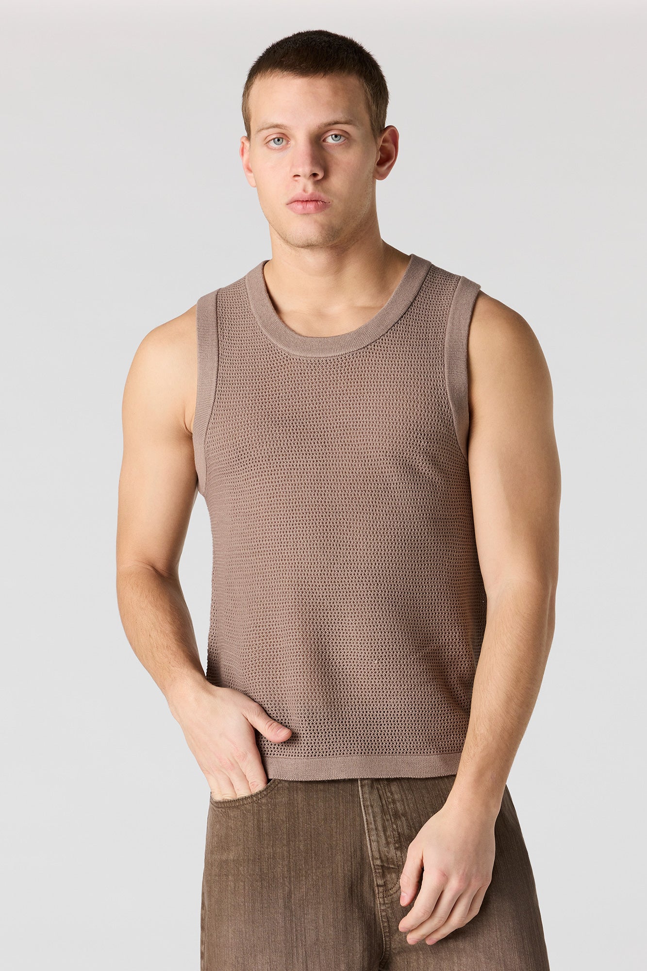 Open Knit Tank