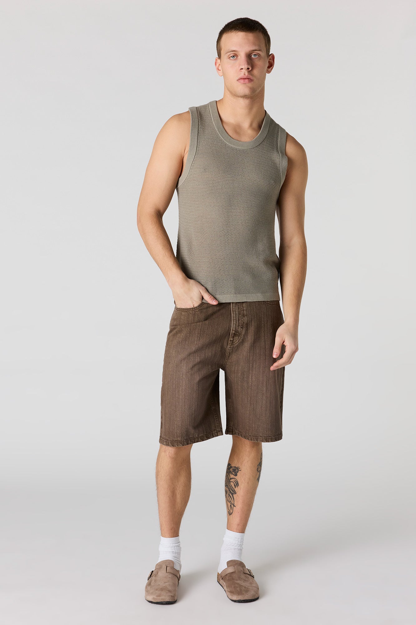 Open Knit Tank