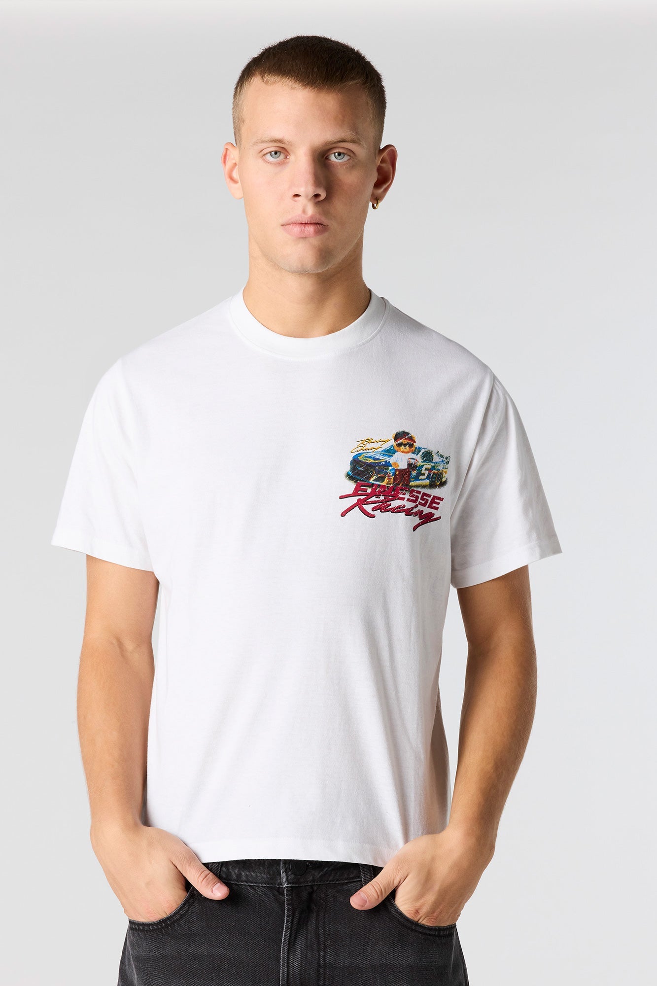 Bear Racing Graphic T-Shirt