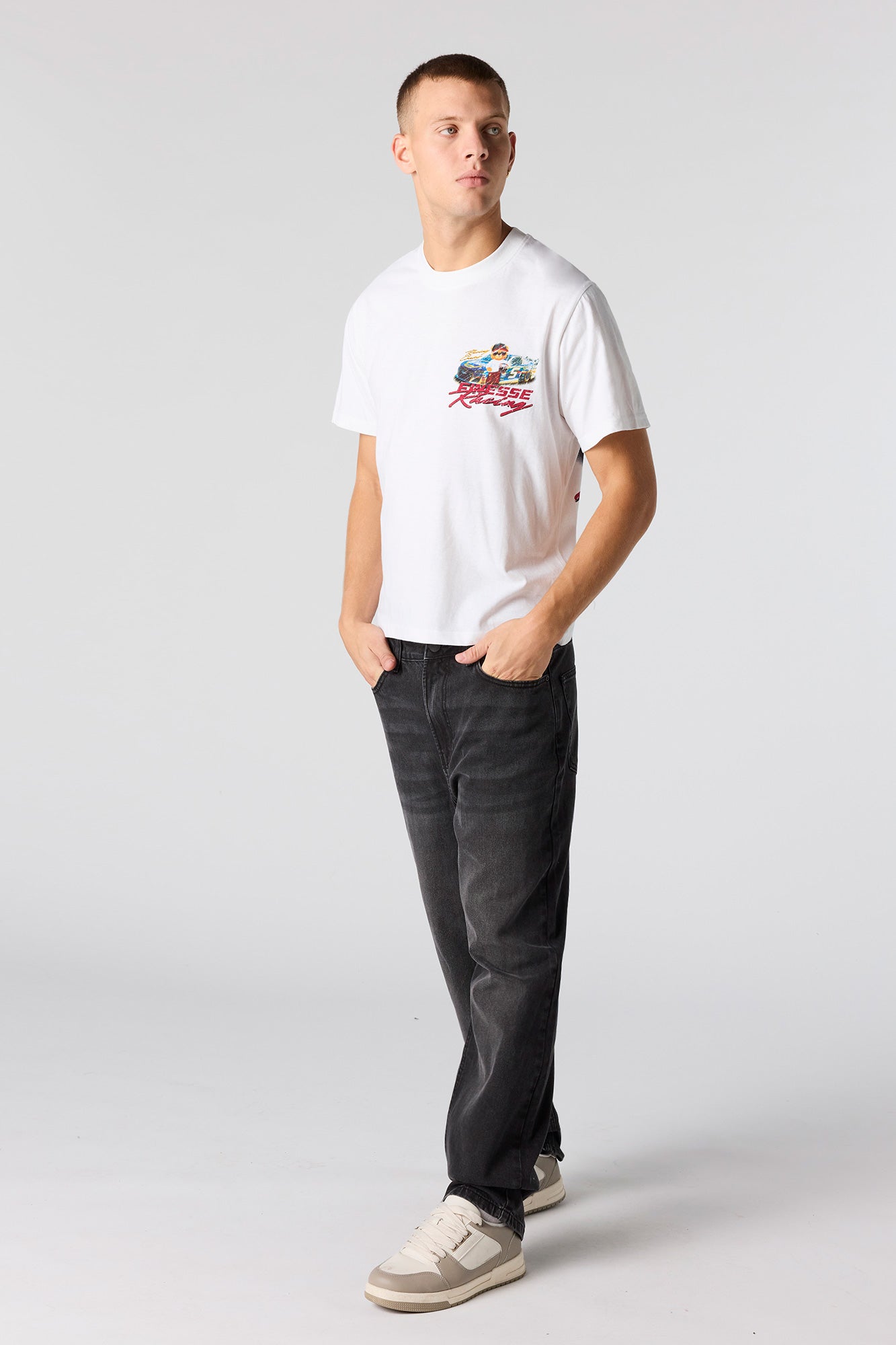 Bear Racing Graphic T-Shirt