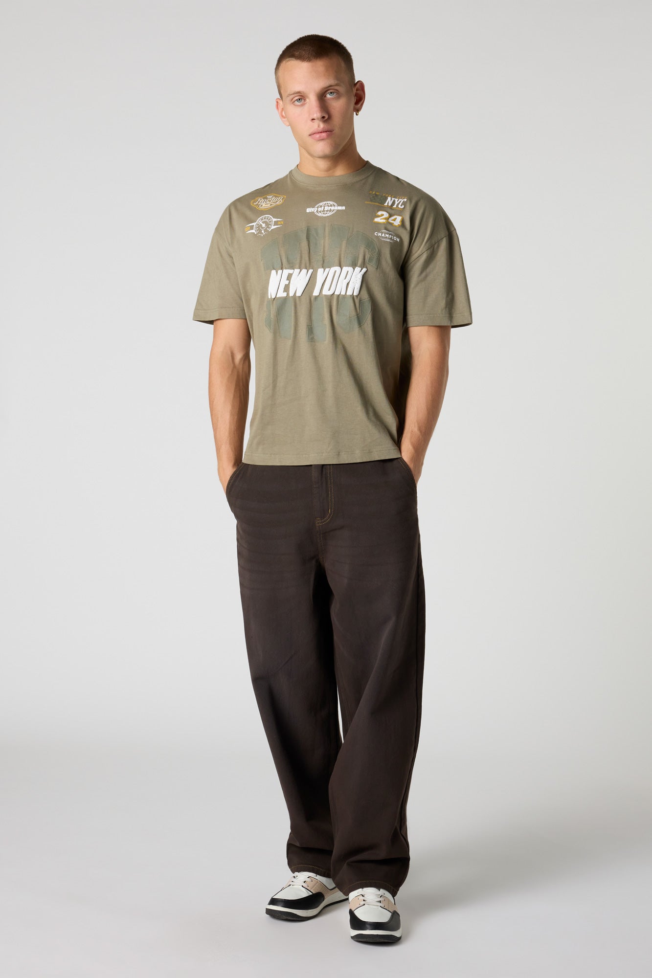 NYC Puff Print Relaxed T-Shirt