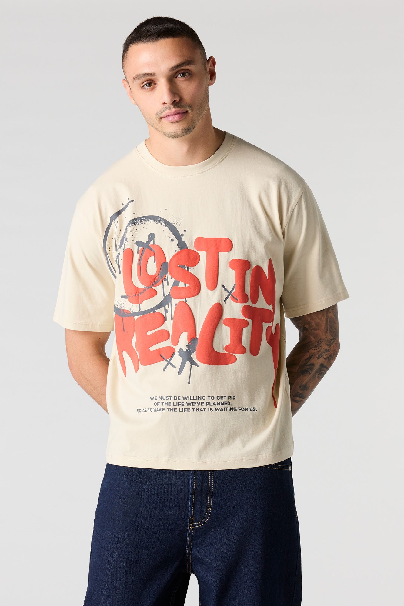 Puff Print Boxy T-Shirt