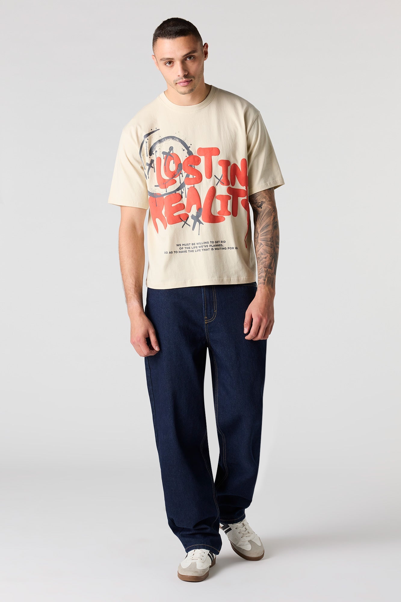 Puff Print Boxy T-Shirt