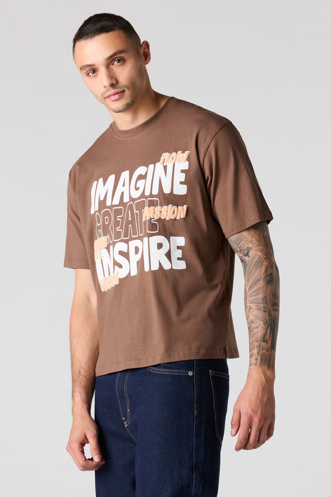 Puff Print Boxy T-Shirt
