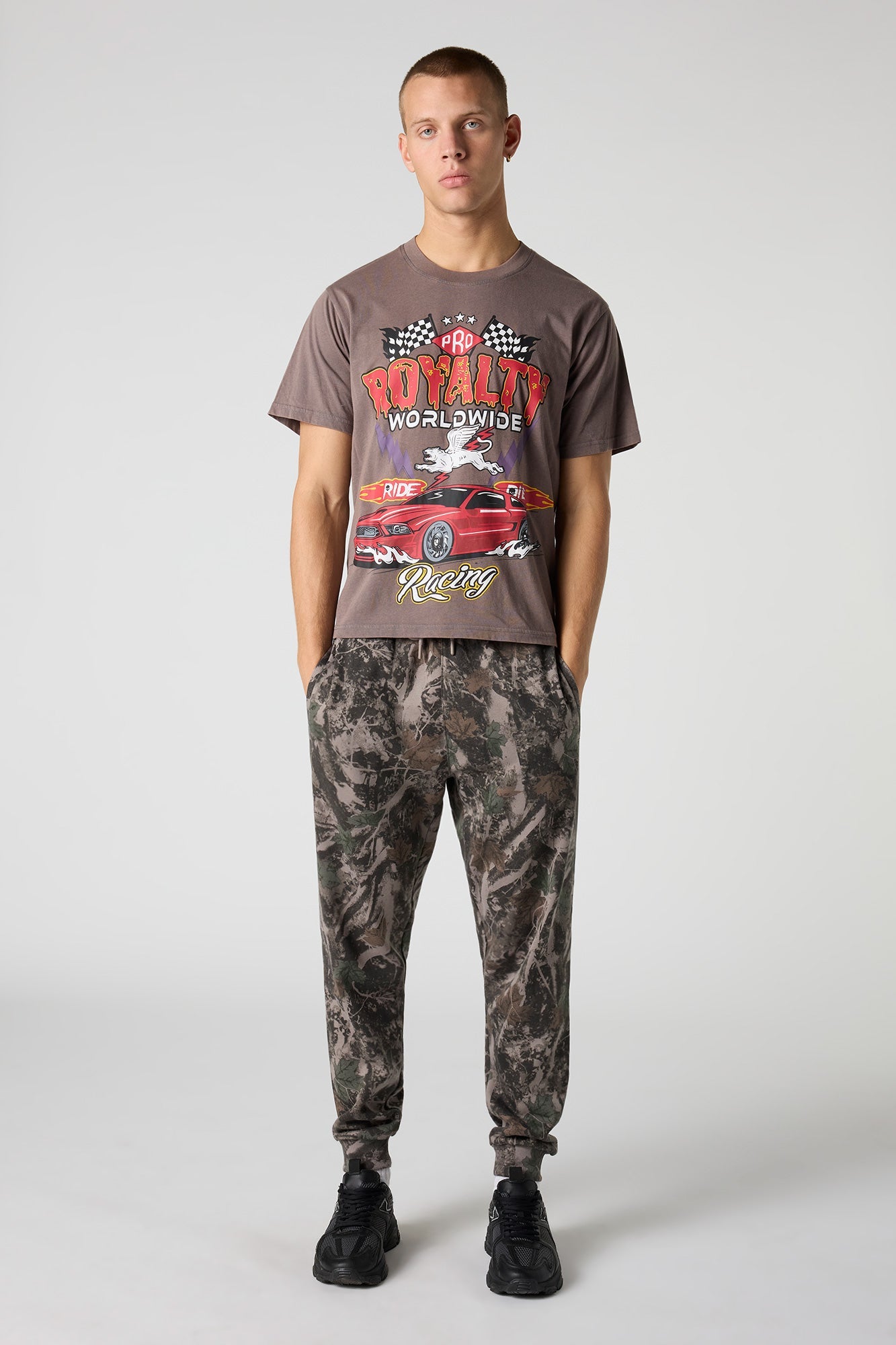 Premium Heavyweight Cotton Graphic Washed T-Shirt