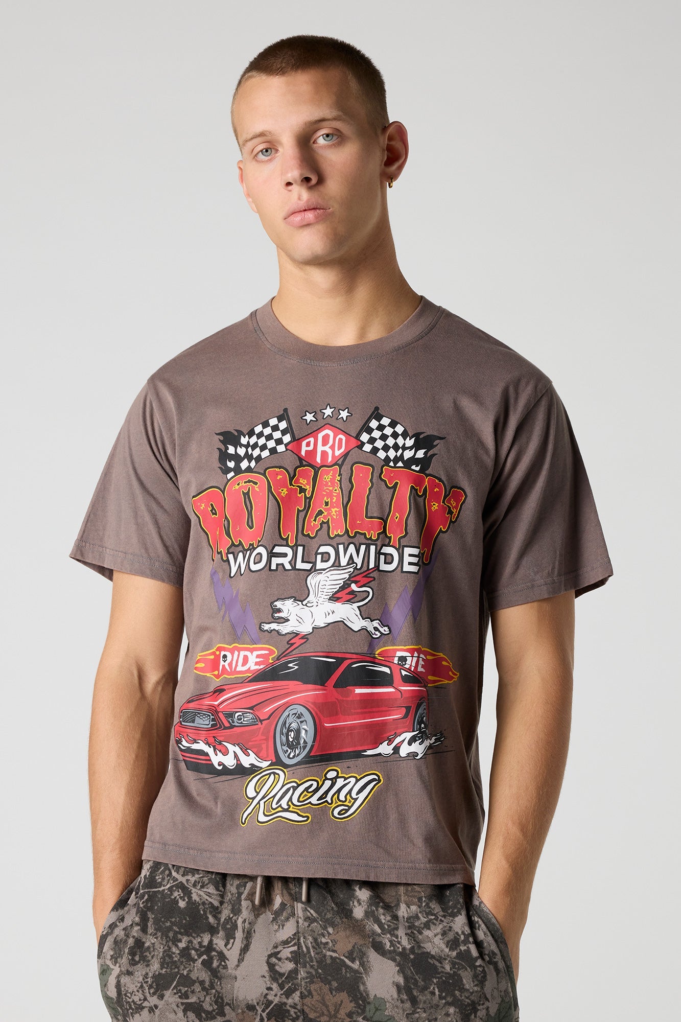 Premium Heavyweight Cotton Graphic Washed T-Shirt