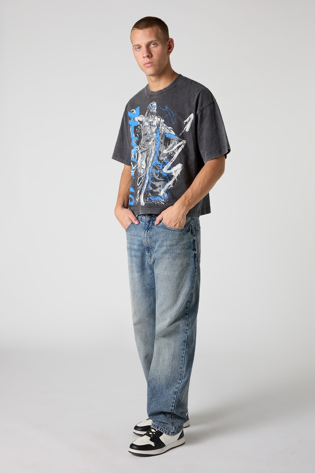Official Graphic Washed Boxy T-Shirt