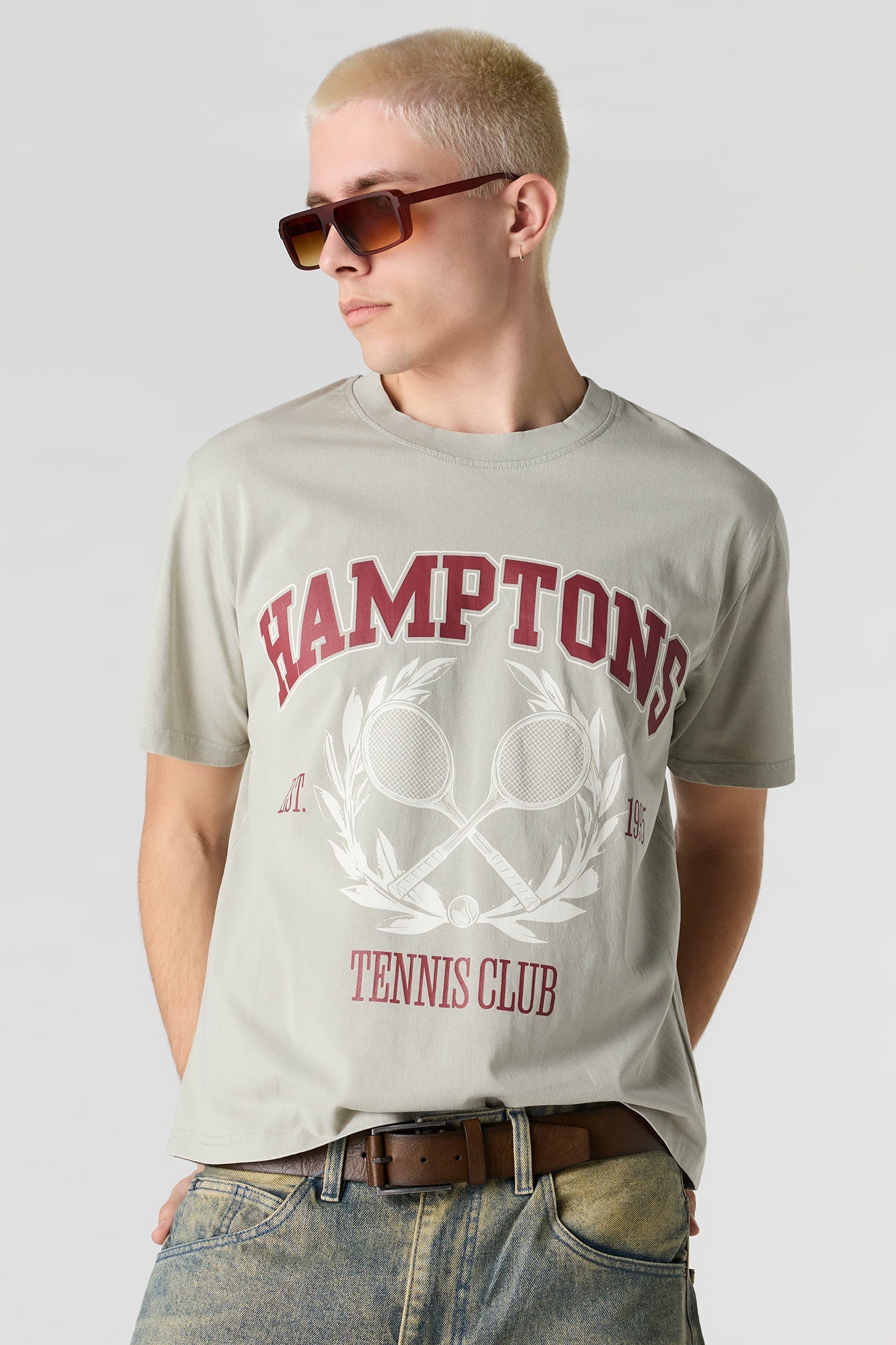 Club Graphic Washed T-Shirt