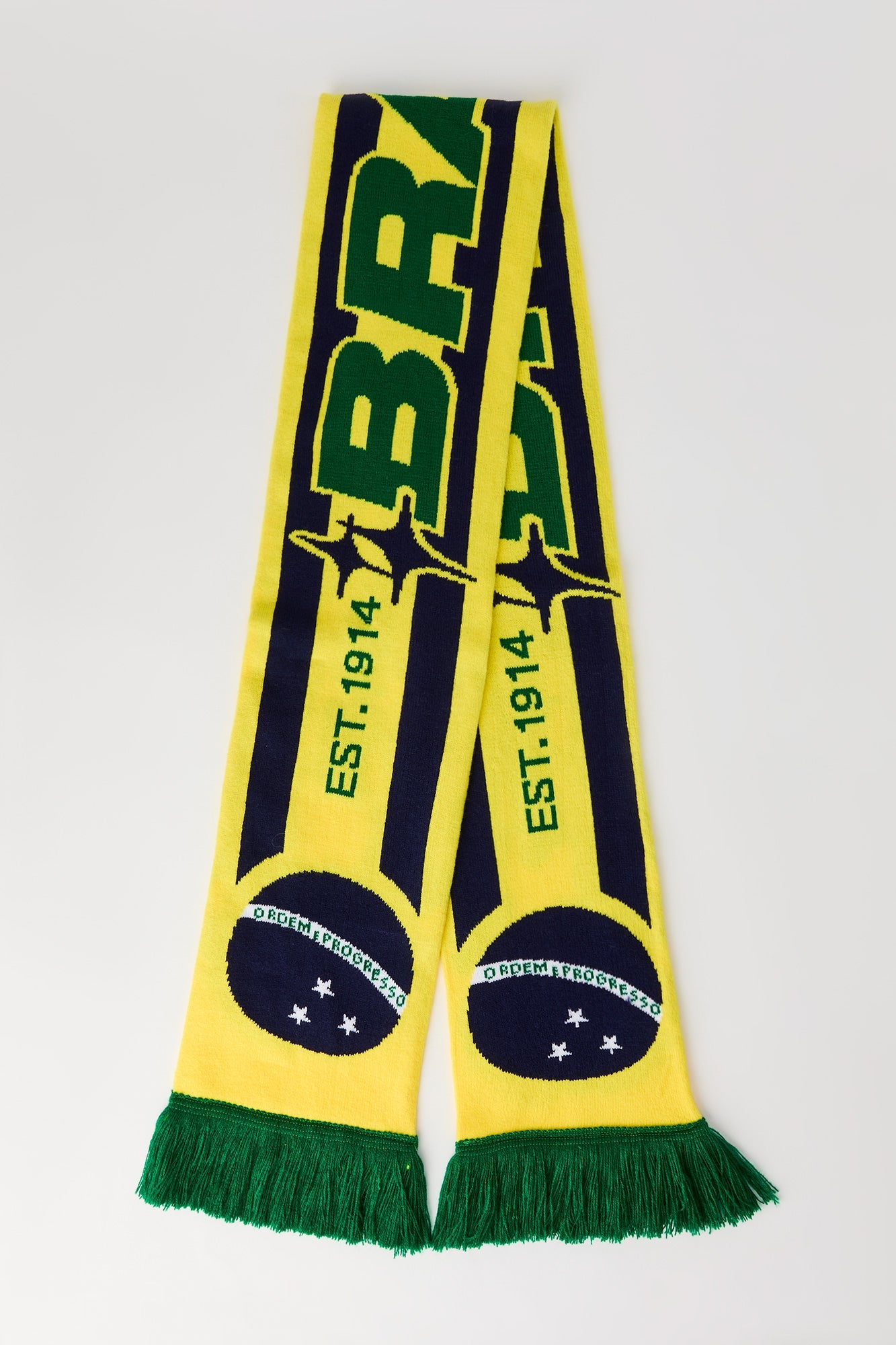 Brazil Jacquard Knit Scarf