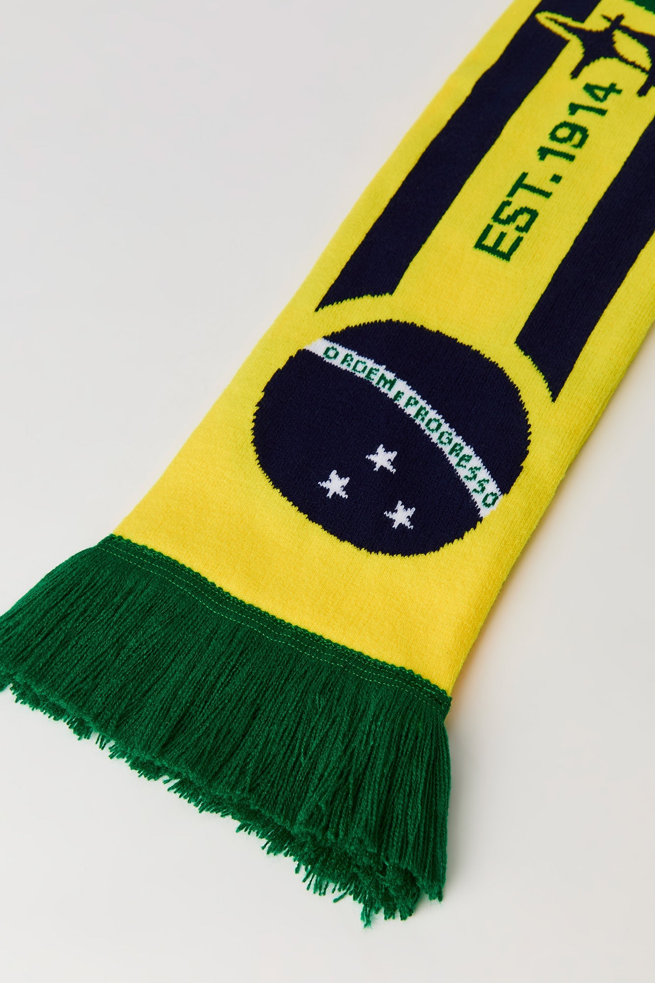 Brazil Jacquard Knit Scarf