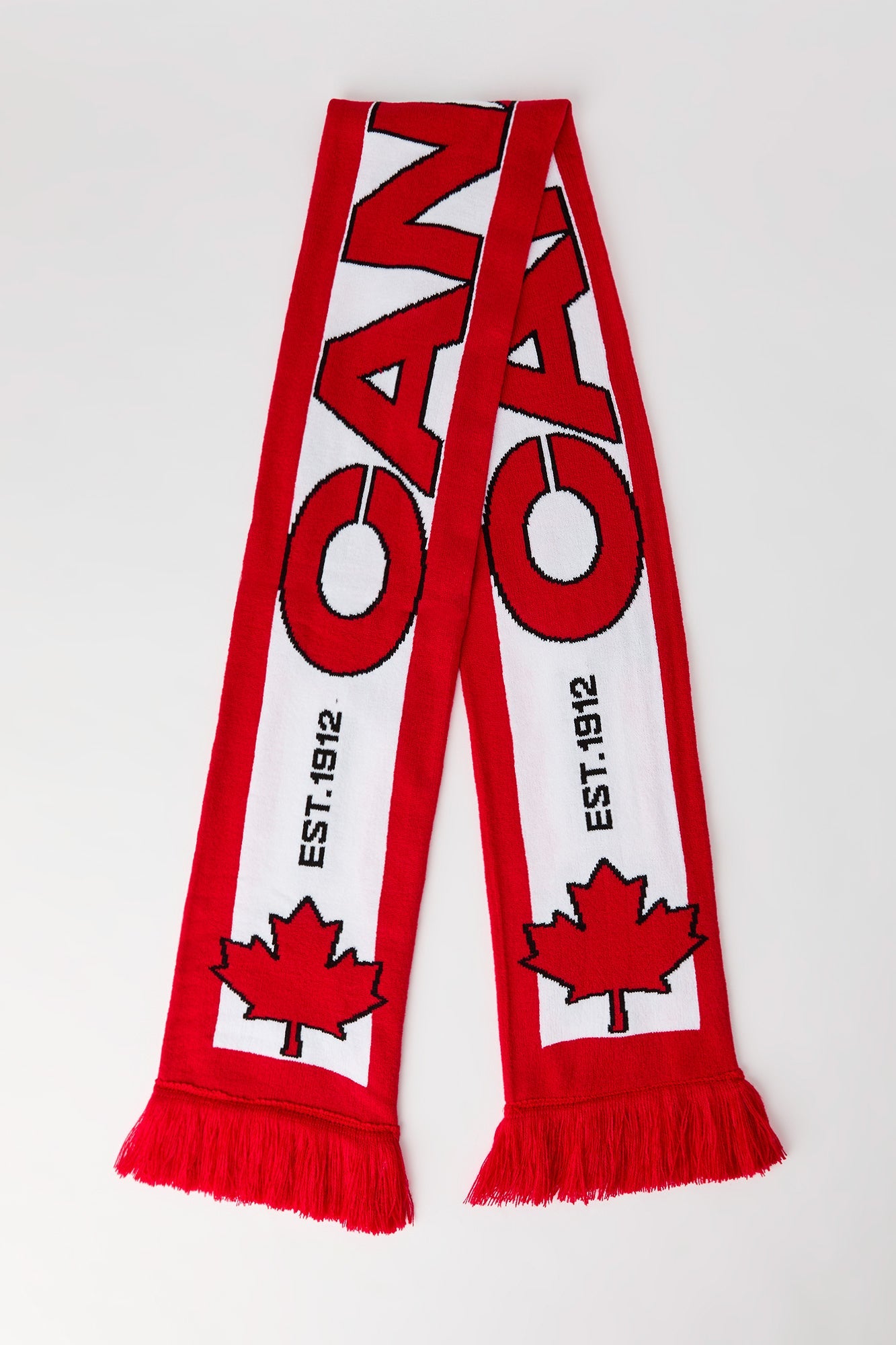 Canada Jacquard Knit Scarf
