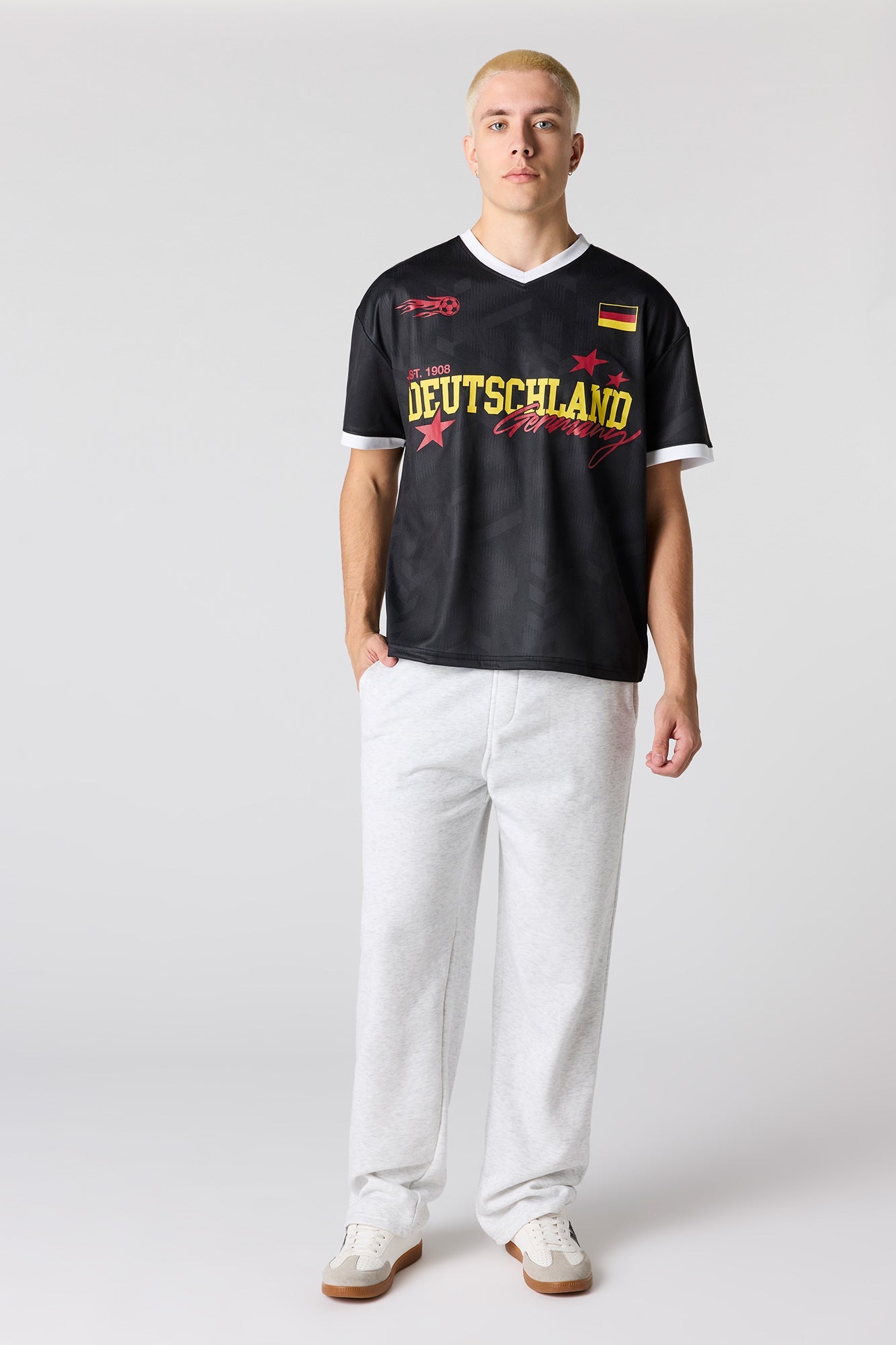 Germany Graphic Mesh Soccer Jersey
