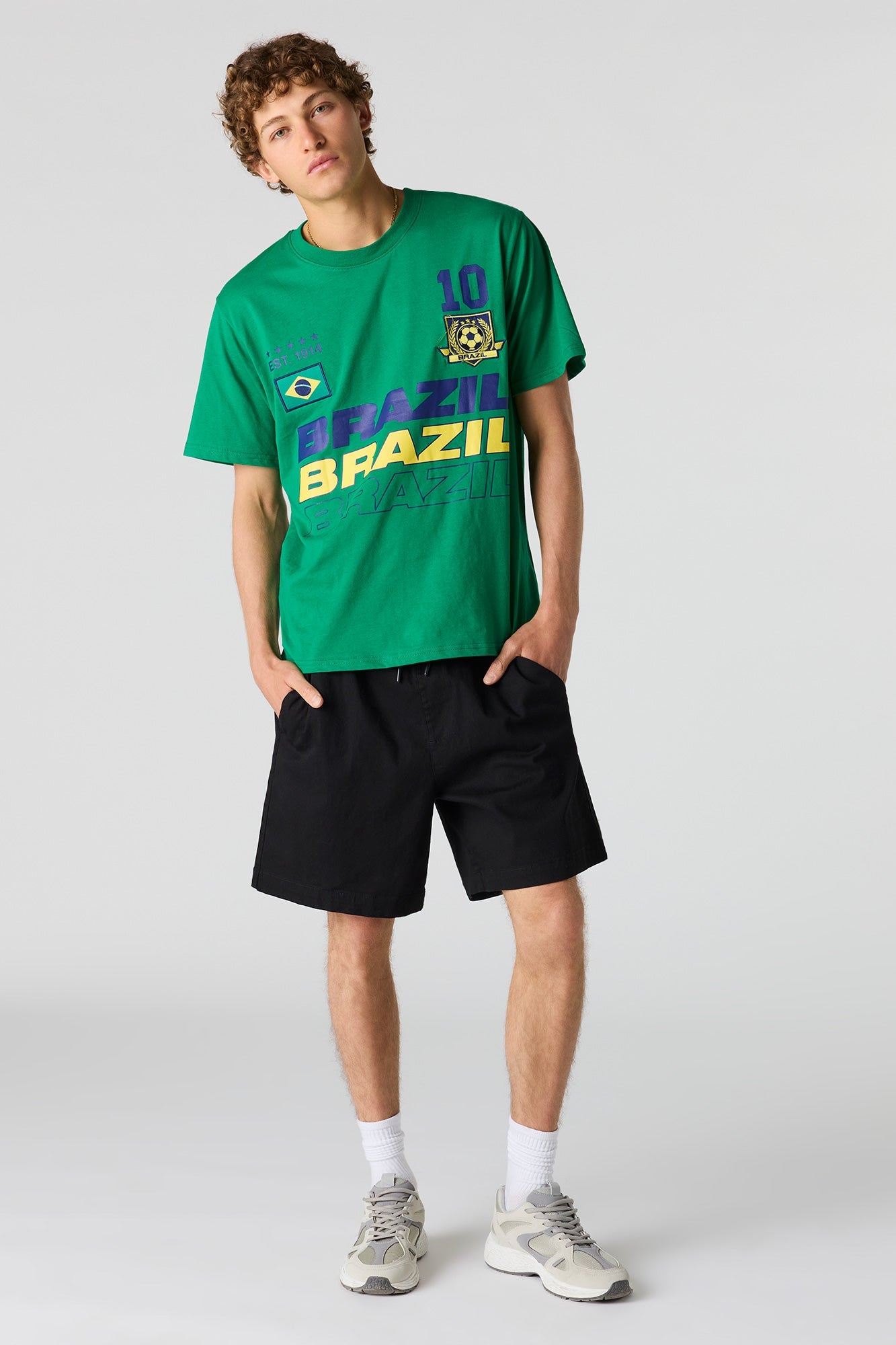 Brazil Graphic Soccer T-Shirt