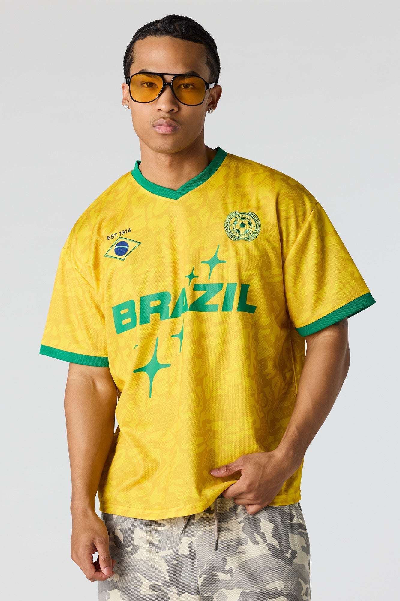 Brazil Graphic Mesh Jersey