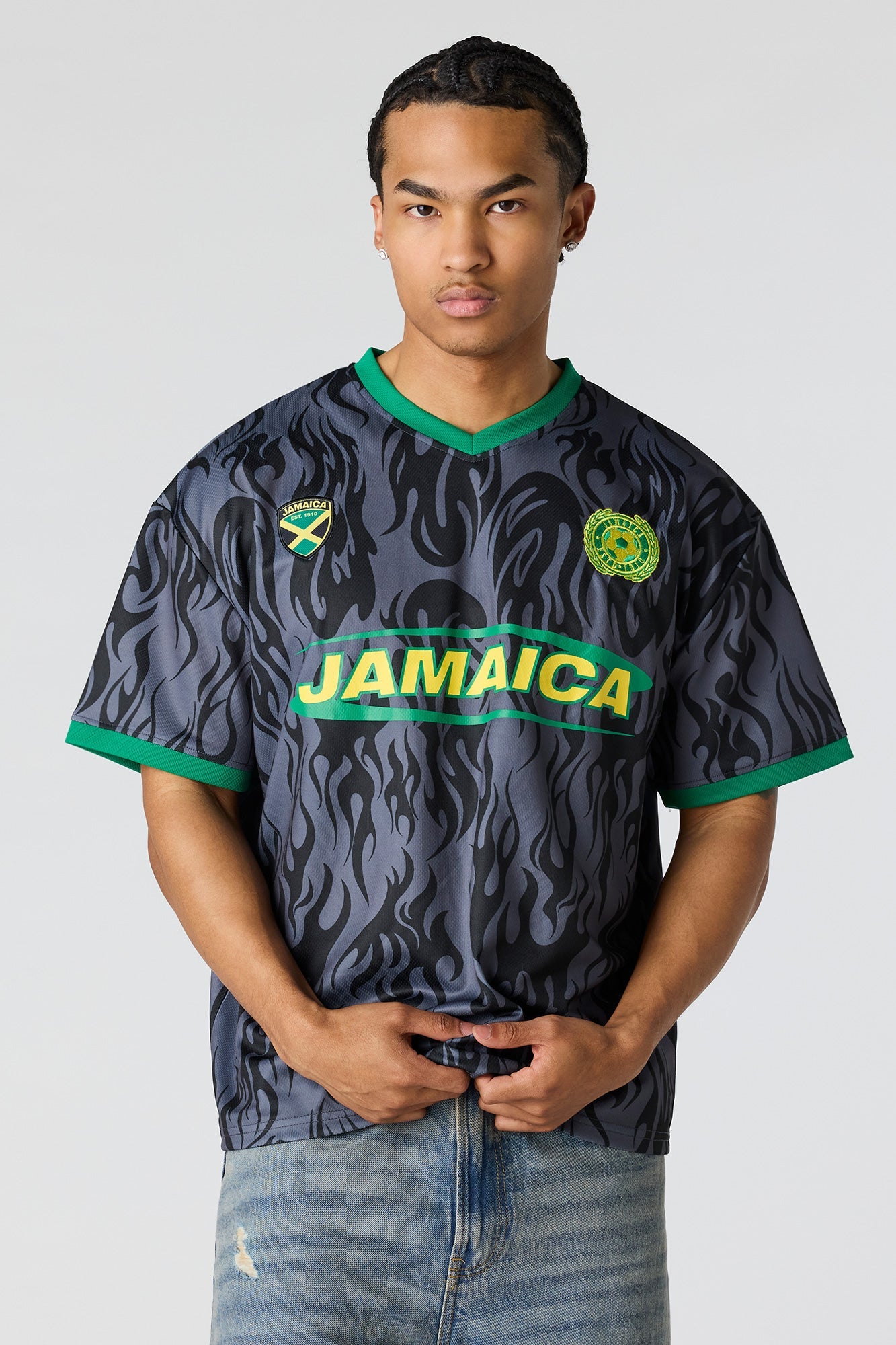 Jamaica Graphic Mesh Jersey
