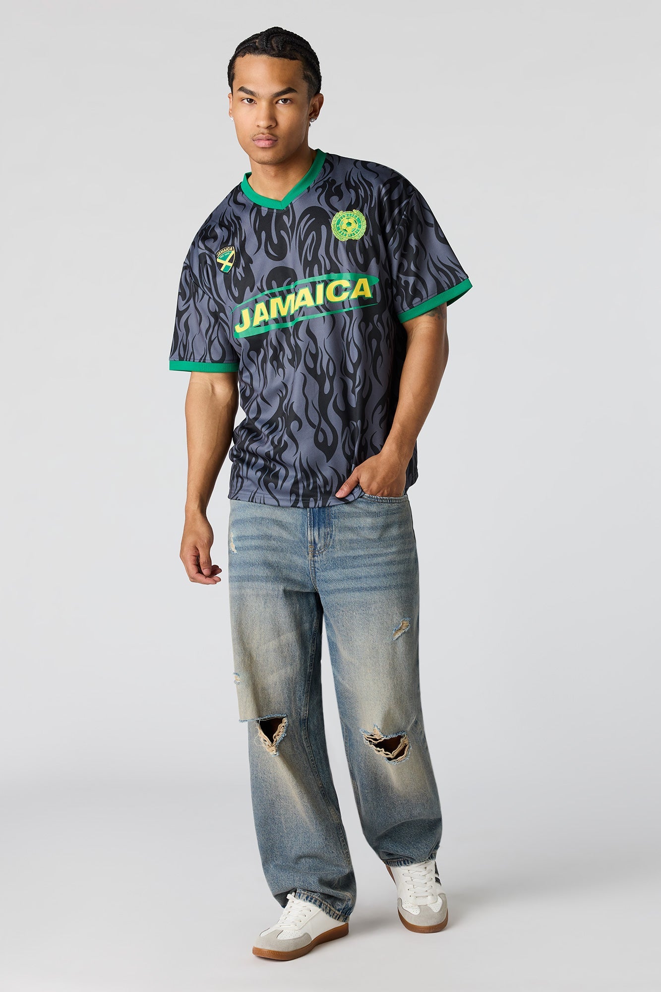 Jamaica Graphic Mesh Jersey