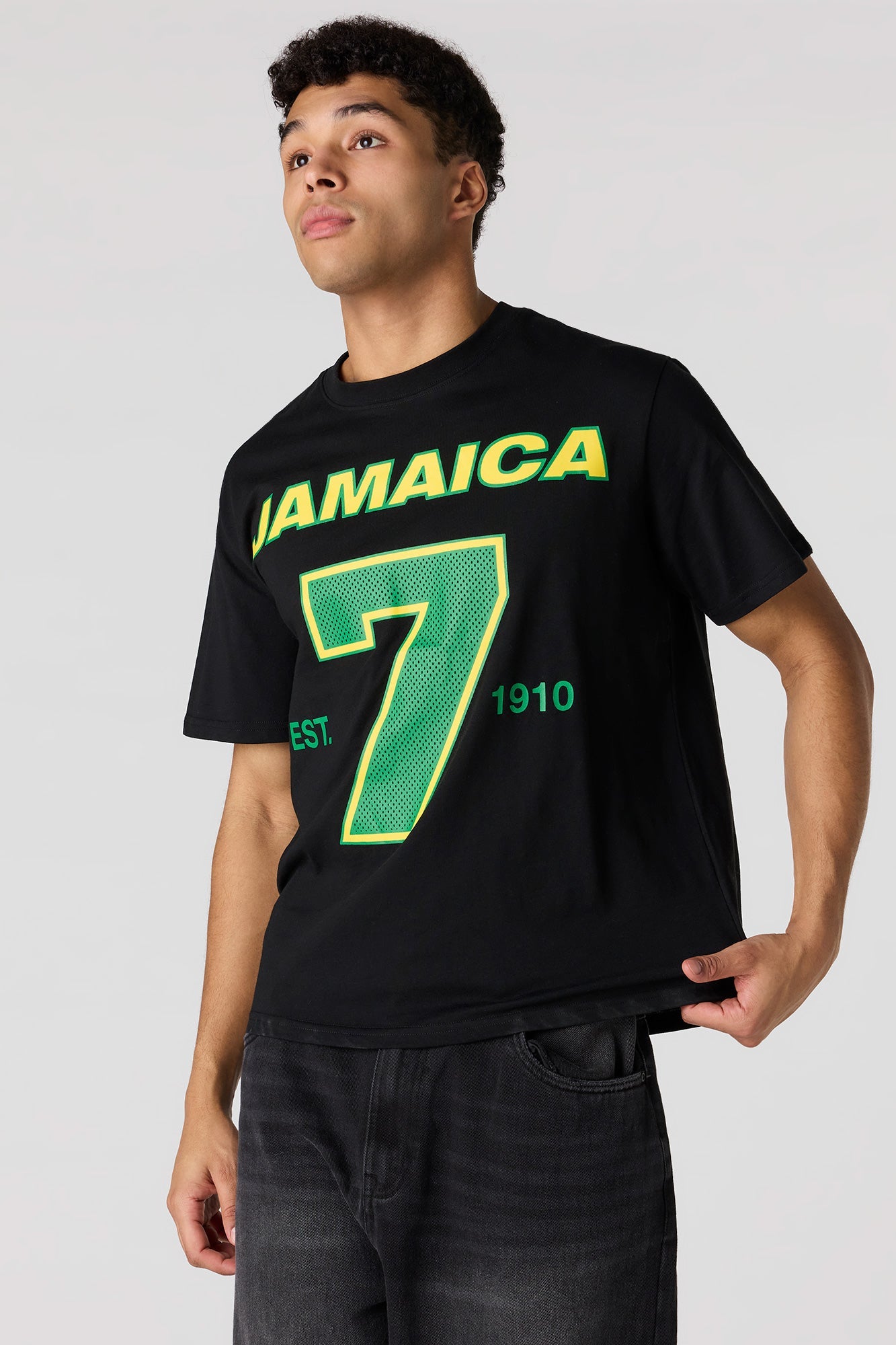 Premium Heavyweight Cotton Jamaica Graphic T-Shirt