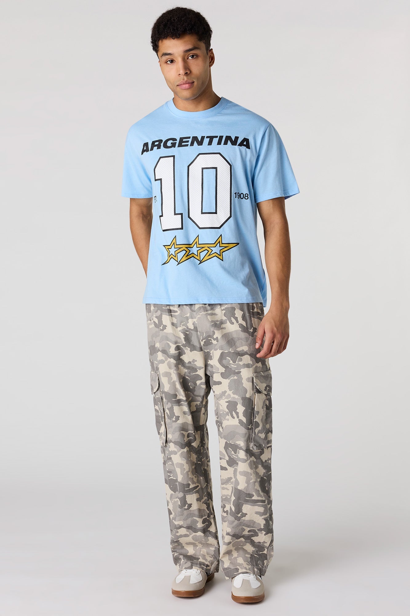Premium Heavyweight Cotton Argentina Graphic T-Shirt