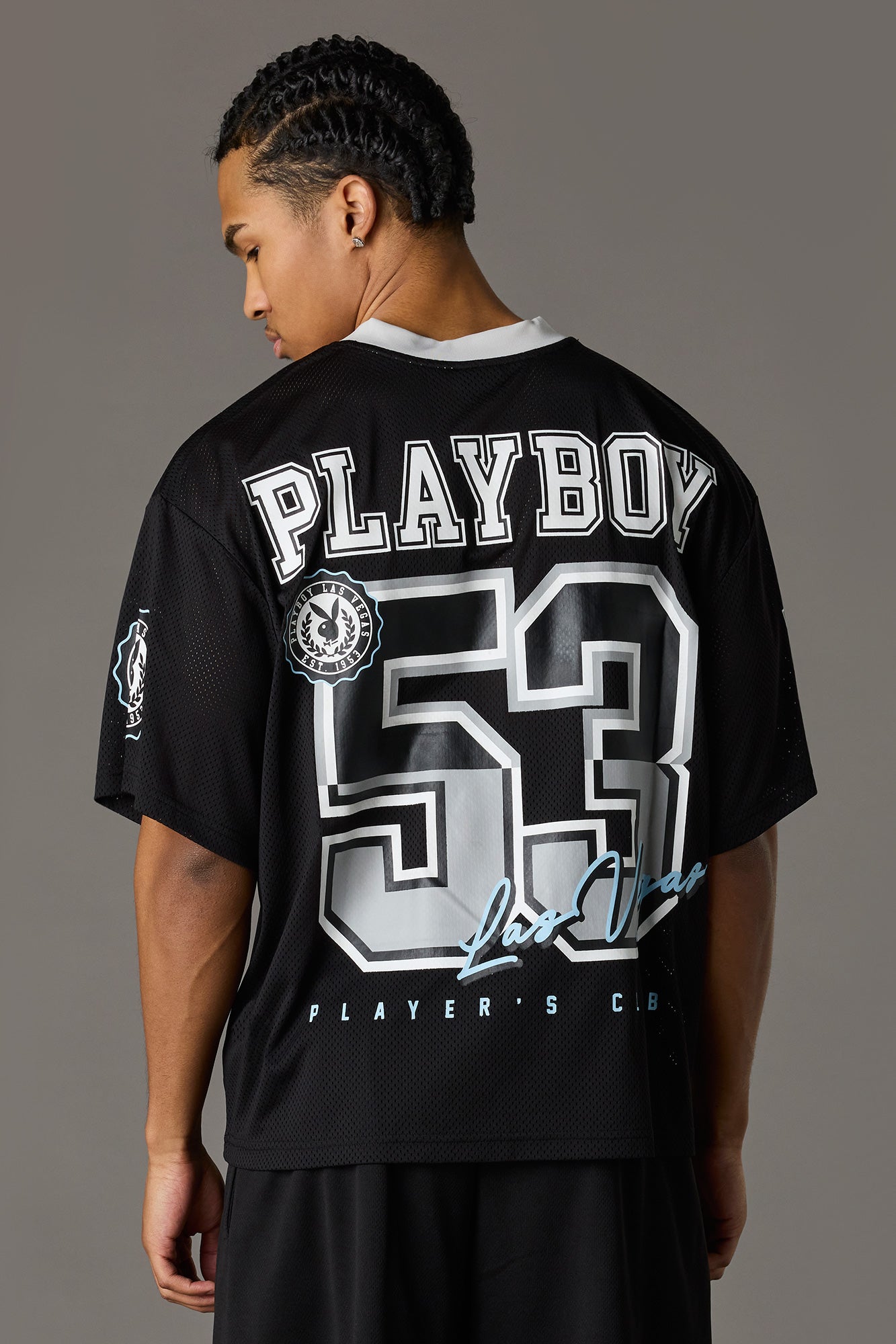 Playboy Graphic Mesh Jersey