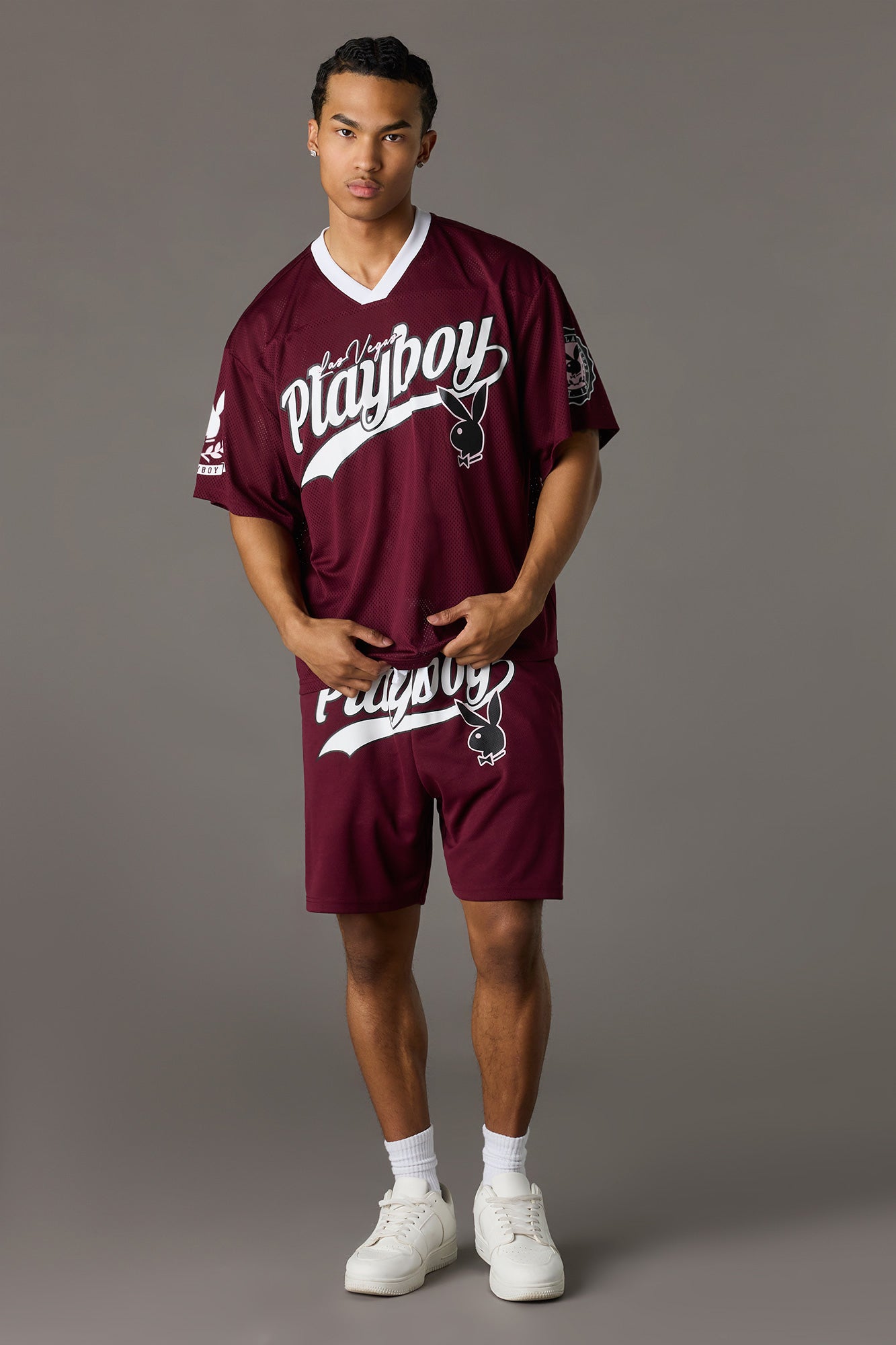 Playboy Graphic Mesh Jersey