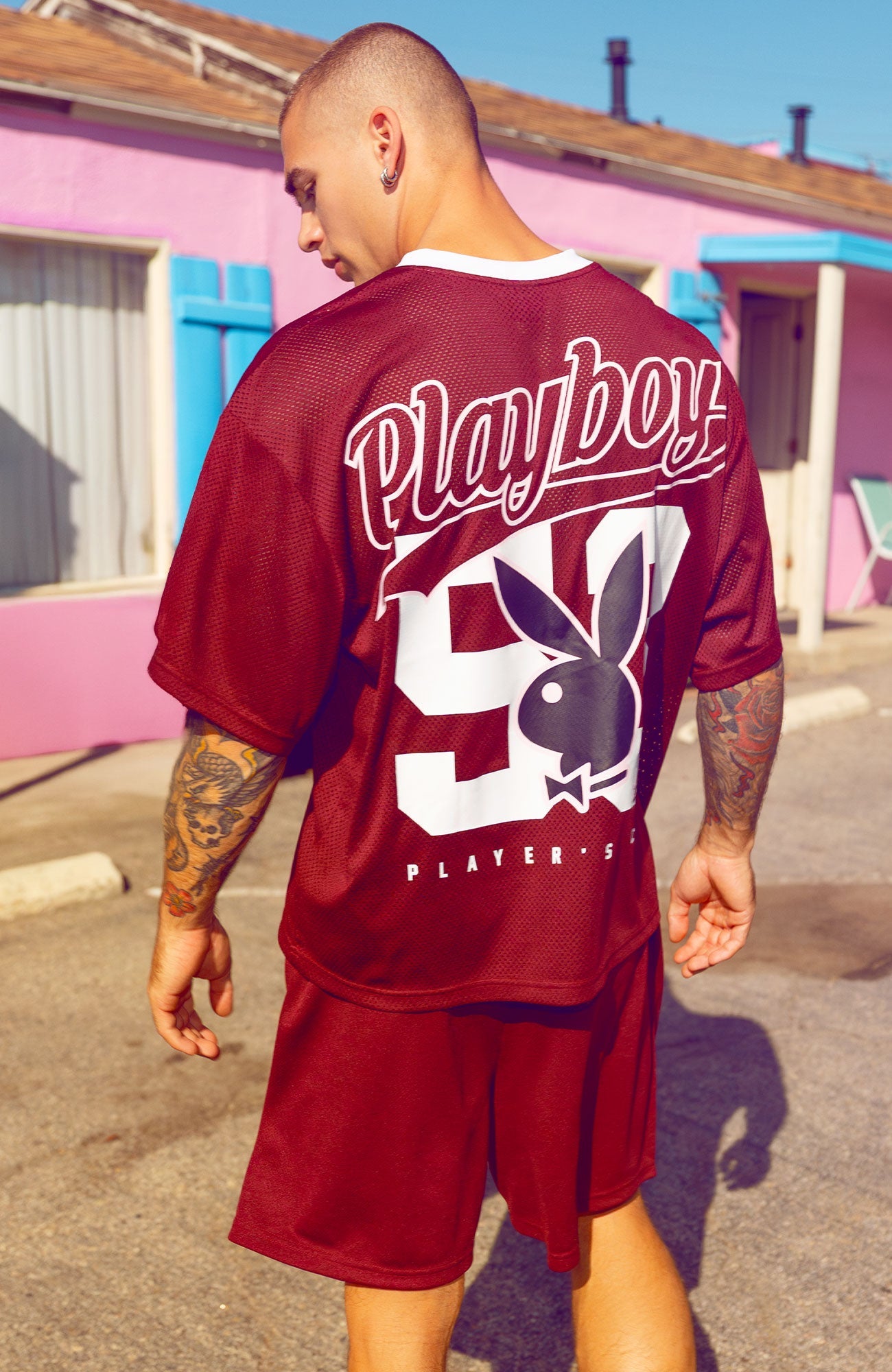 Playboy Graphic Mesh Jersey