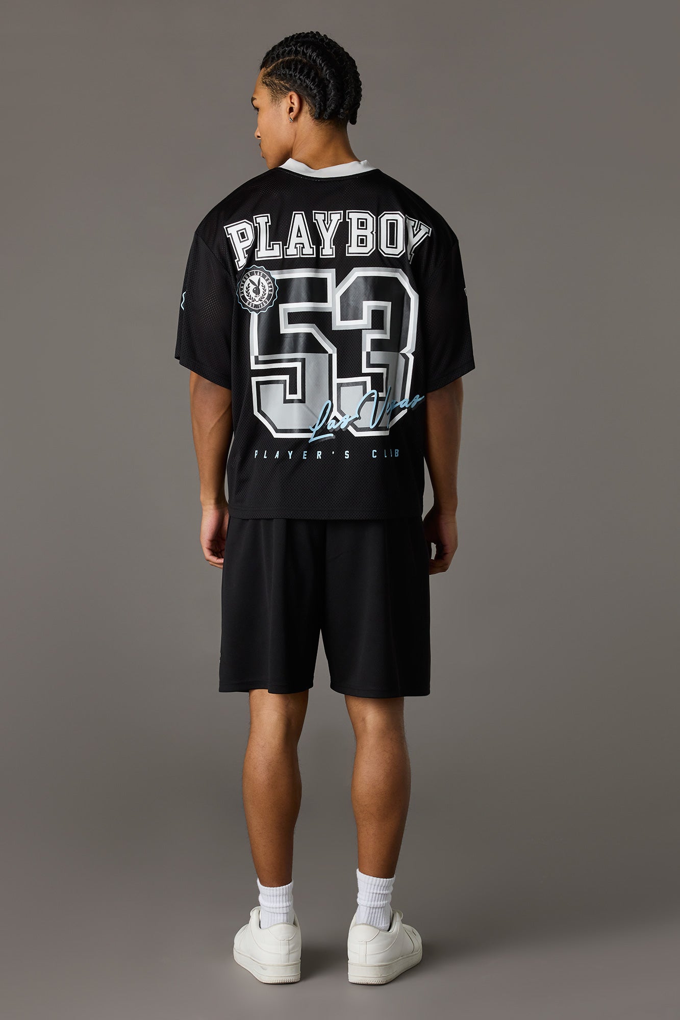 Playboy Graphic Mesh Short