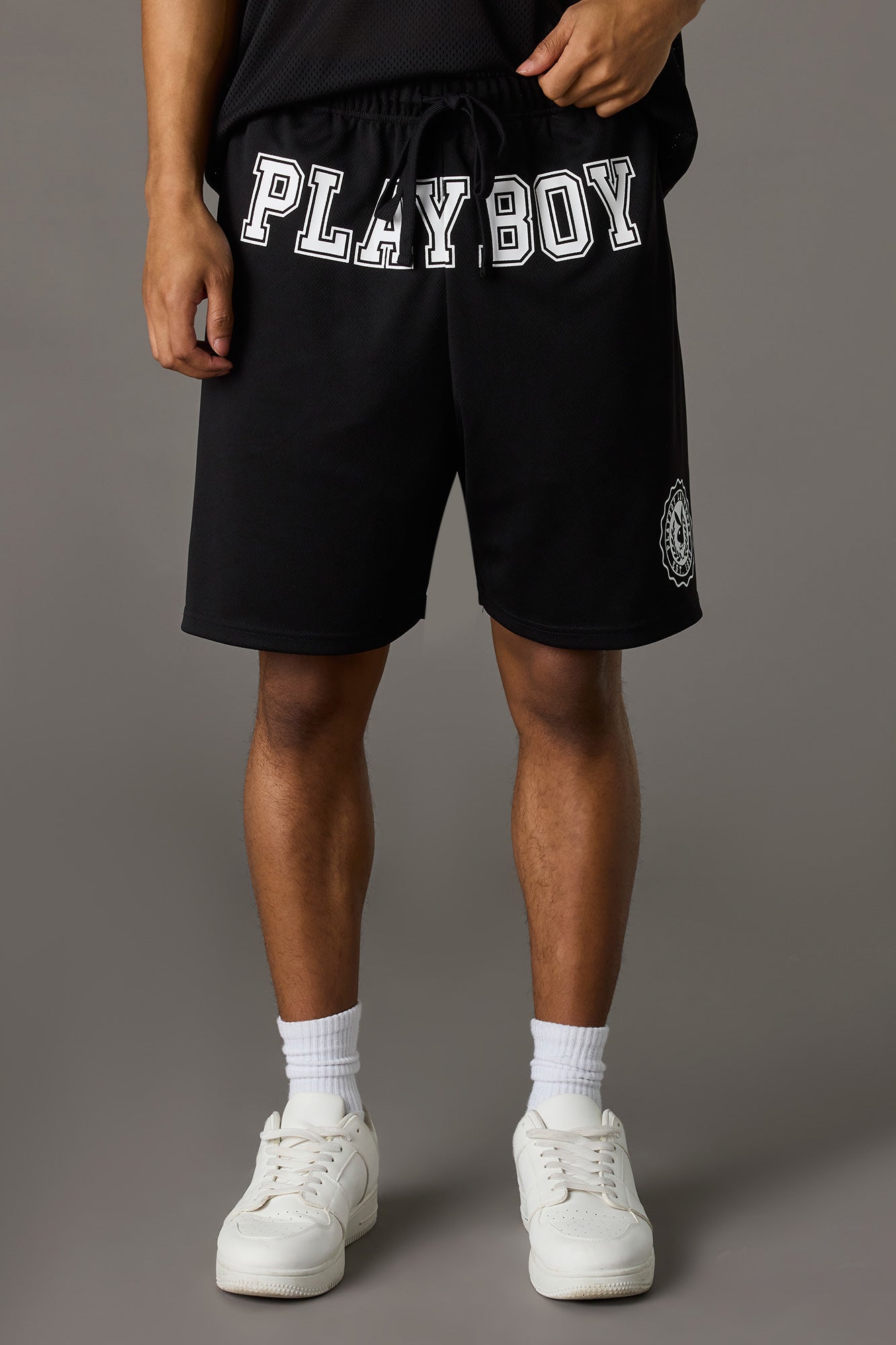 Playboy Graphic Mesh Short
