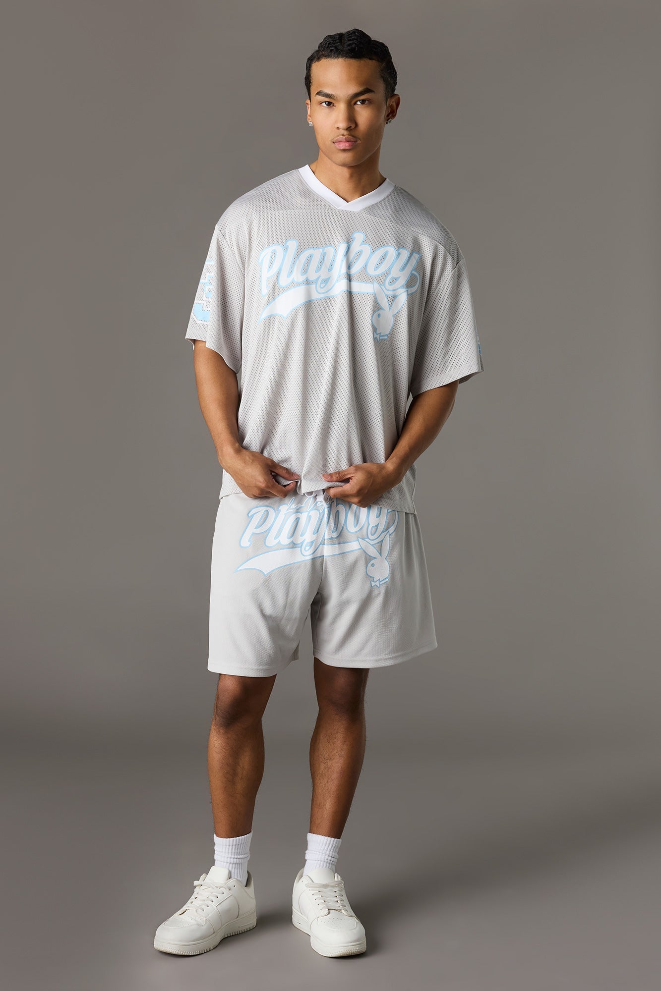 Playboy Graphic Mesh Short
