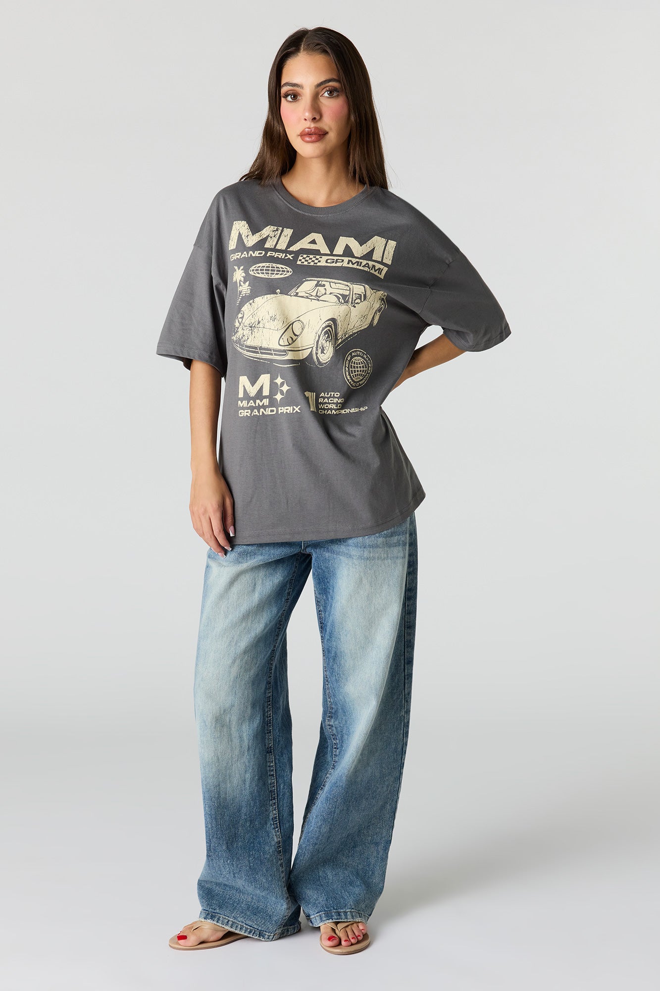 Luxe Heavy Cotton Oversized Graphic T-Shirt