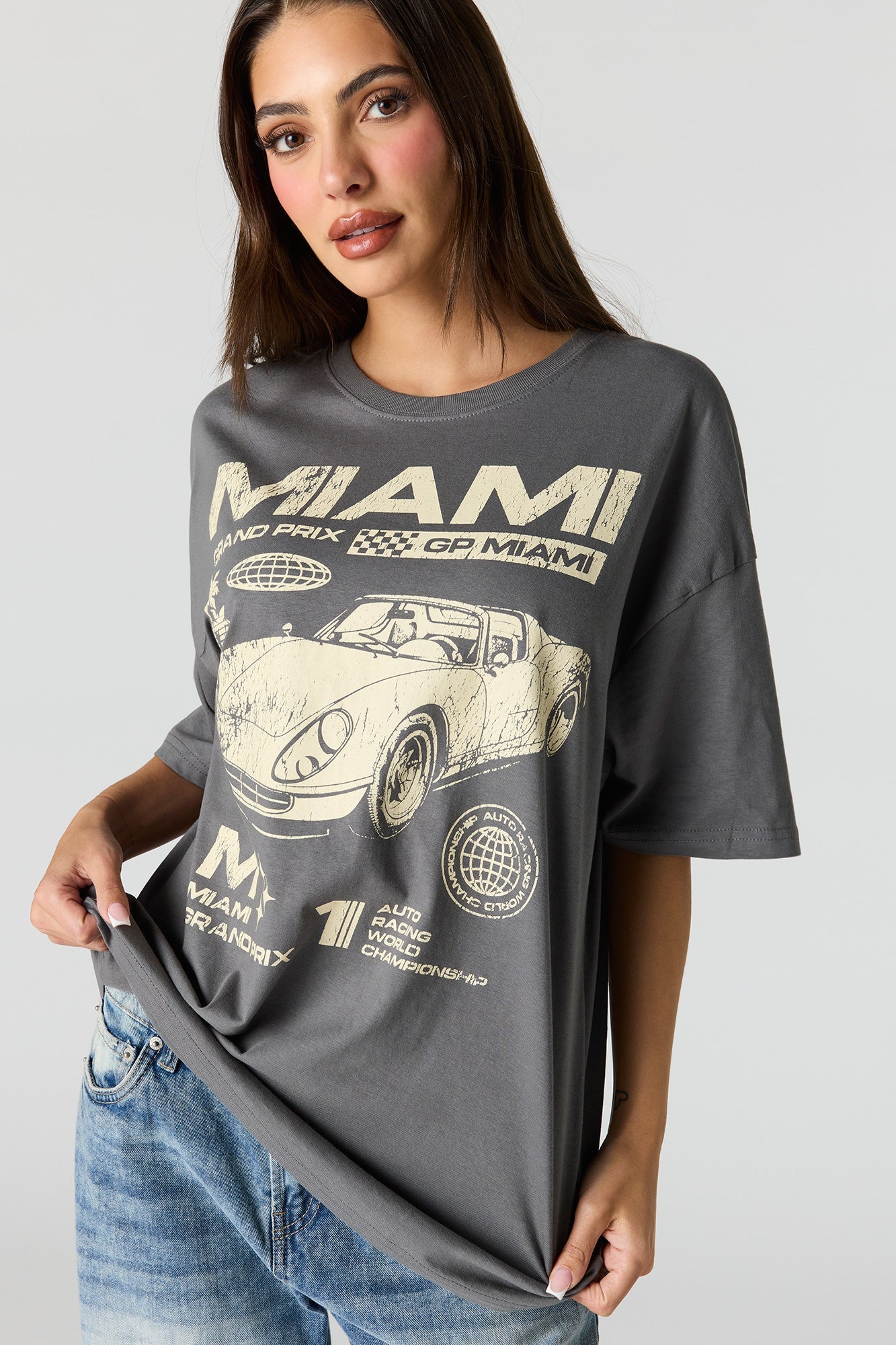 Luxe Heavy Cotton Oversized Graphic T-Shirt