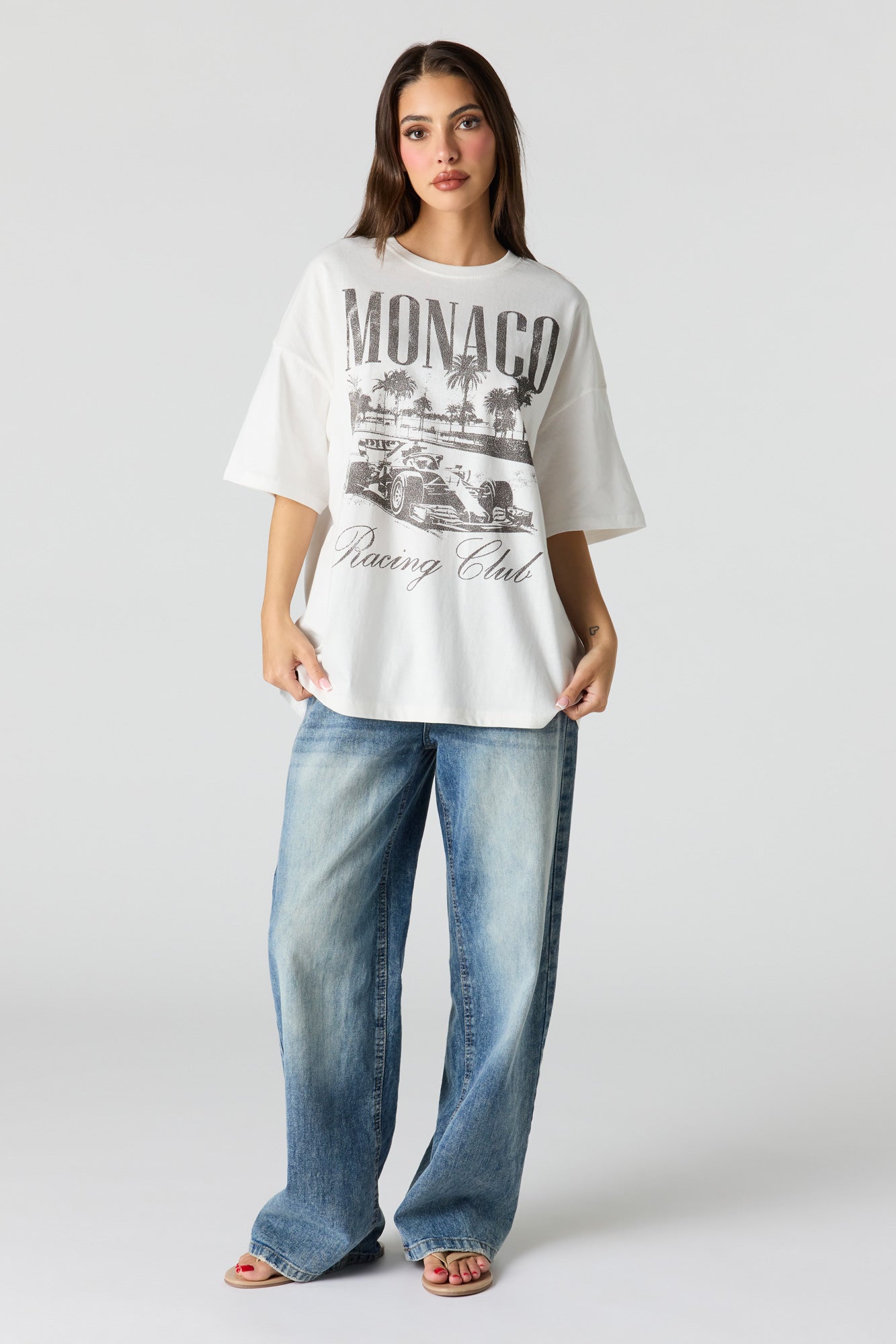 Luxe Heavy Cotton Oversized Graphic T-Shirt
