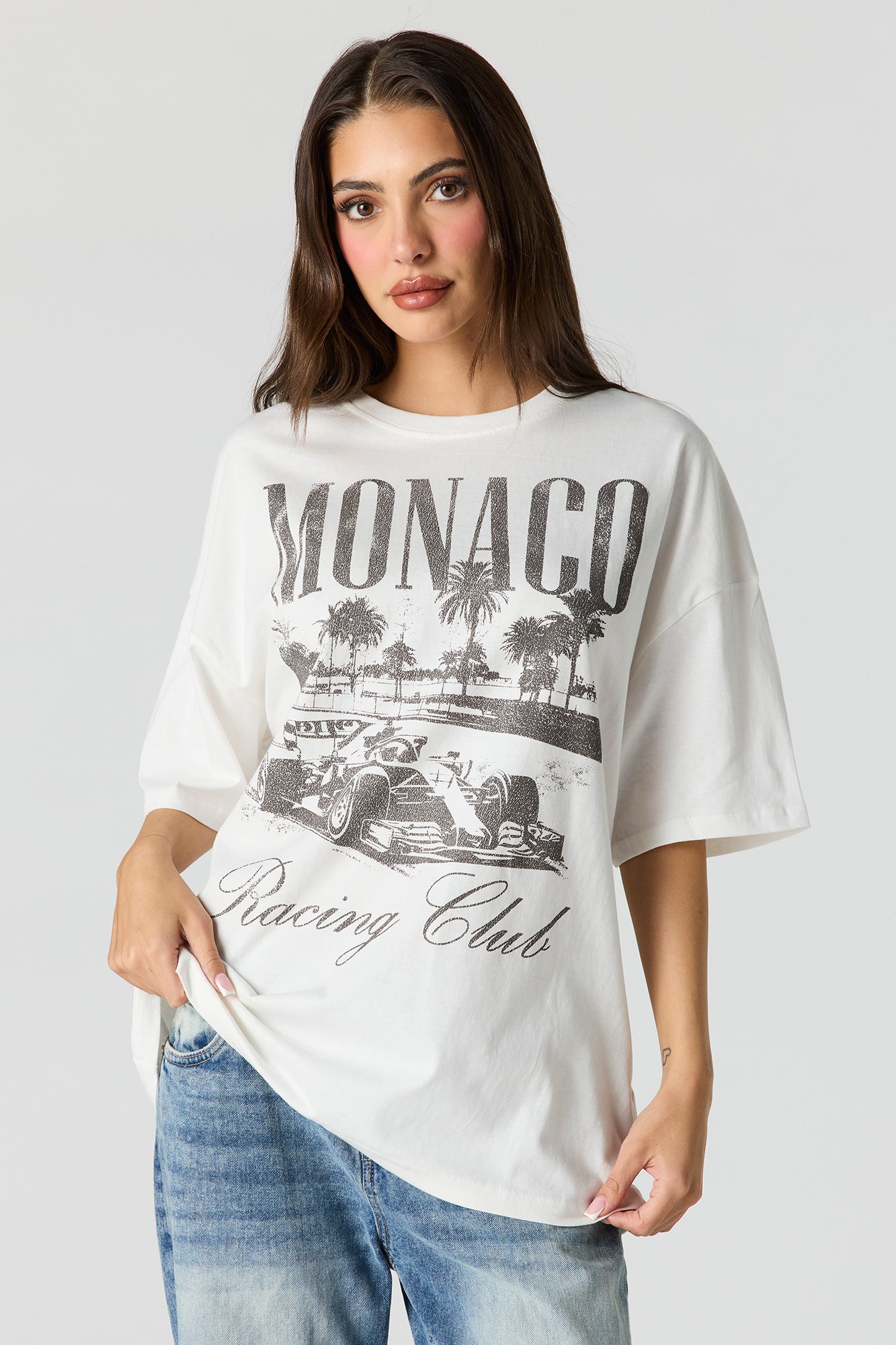 Luxe Heavy Cotton Oversized Graphic T-Shirt