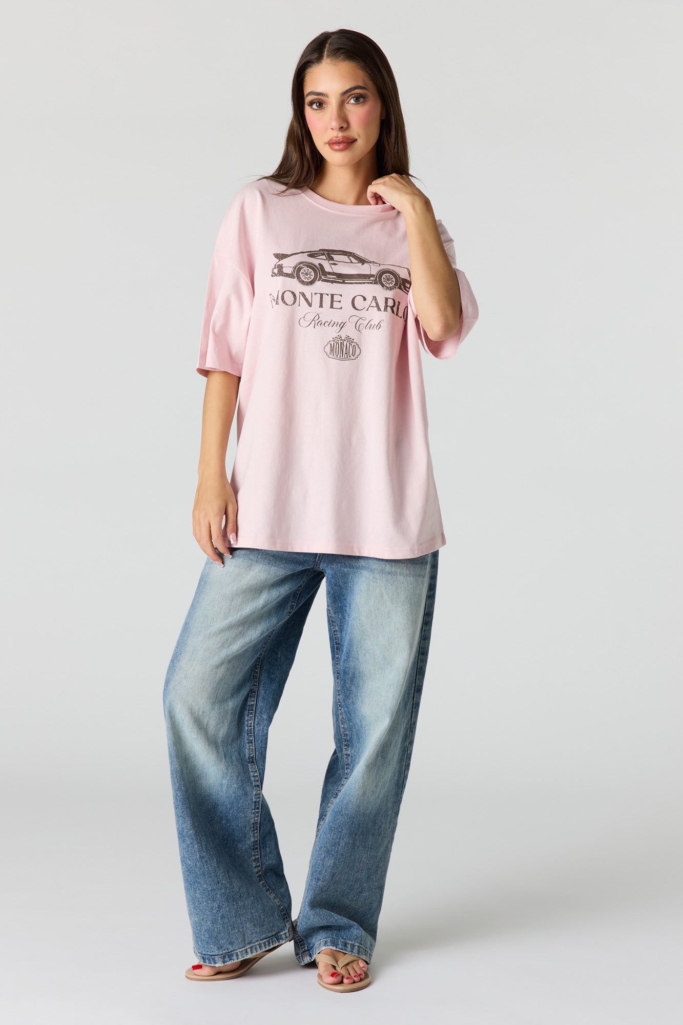 Luxe Heavy Cotton Oversized Graphic T-Shirt