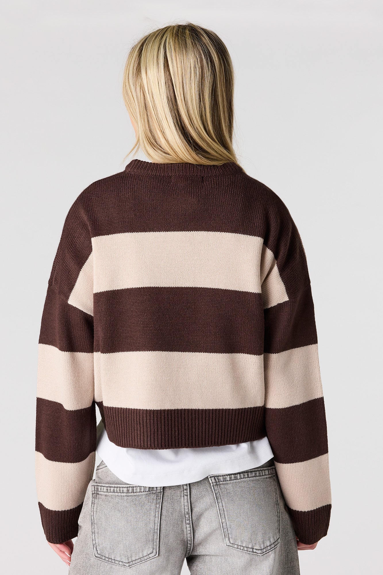 Striped Boxy Sweater
