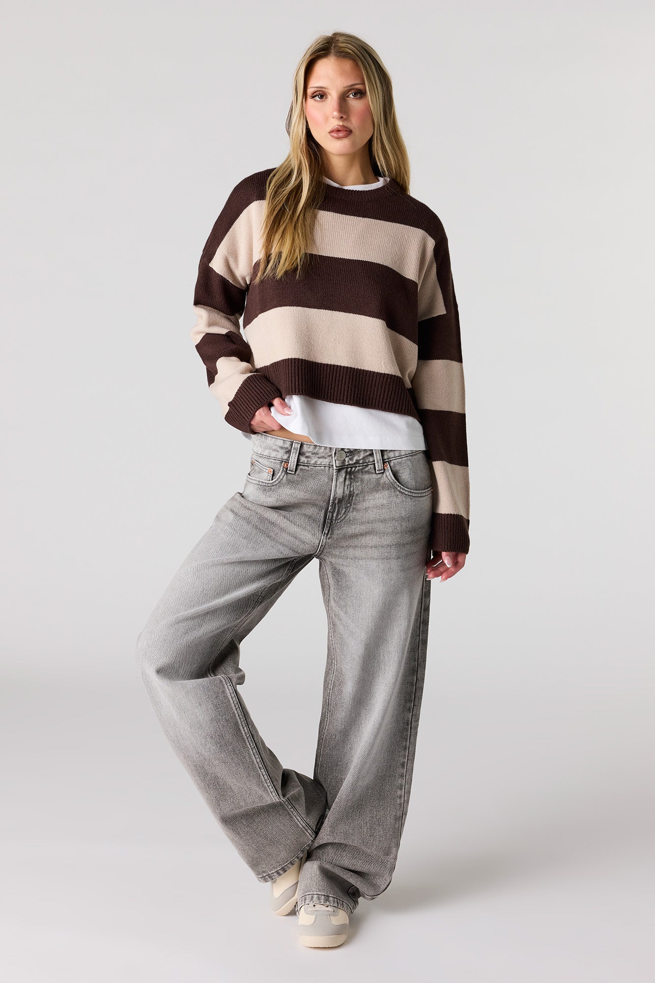 Striped Boxy Sweater