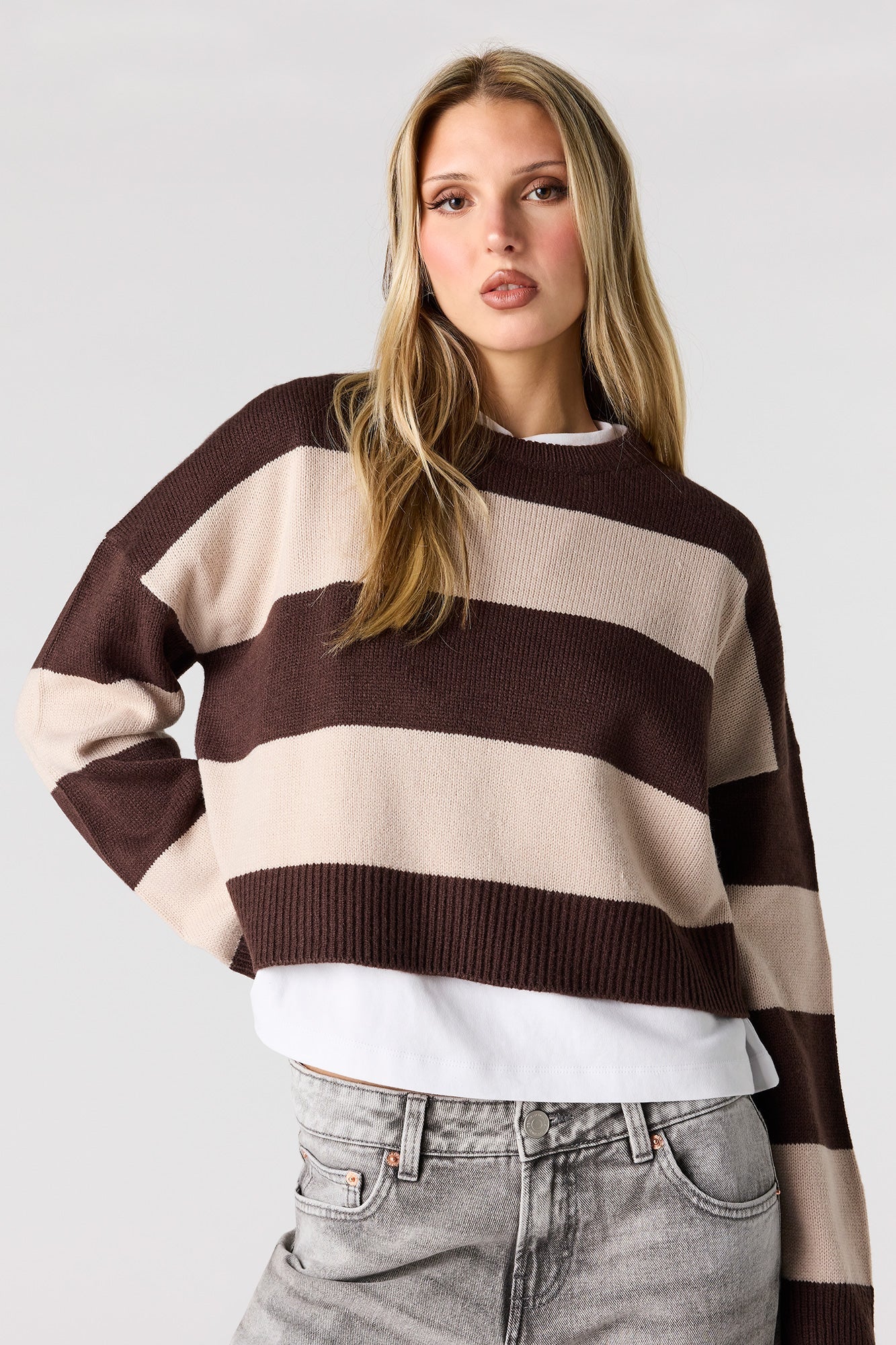 Striped Boxy Sweater