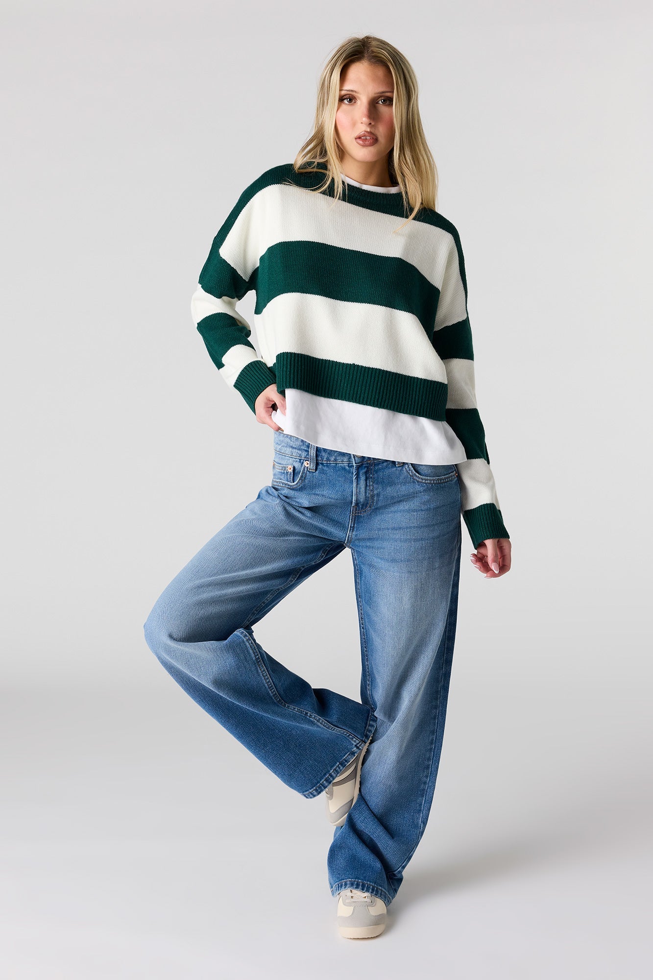 Striped Boxy Sweater
