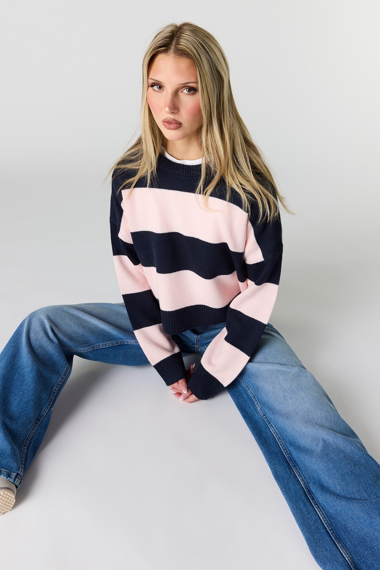 Striped Boxy Sweater