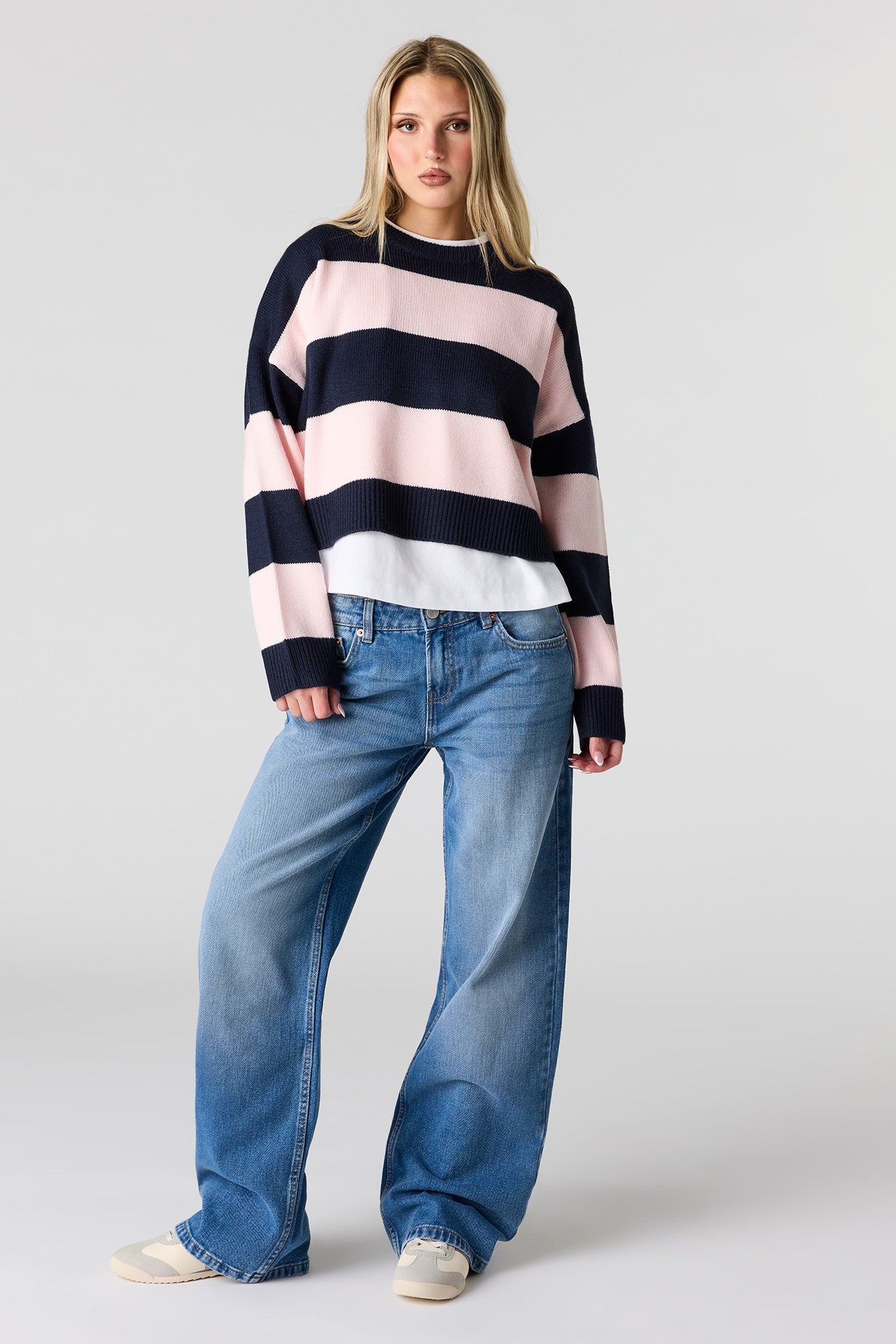Striped Boxy Sweater
