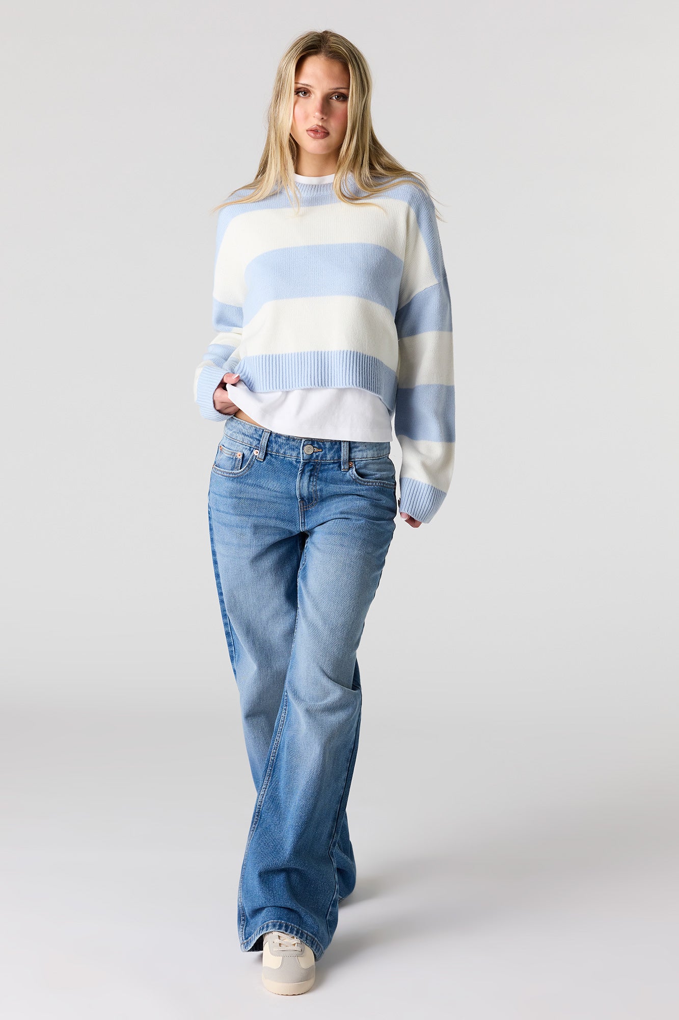Striped Boxy Sweater