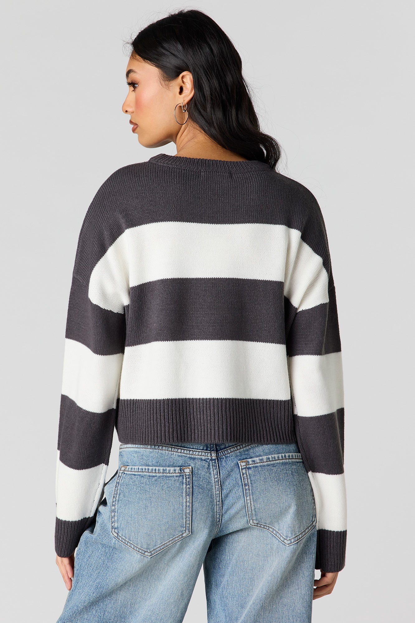 Striped Boxy Sweater