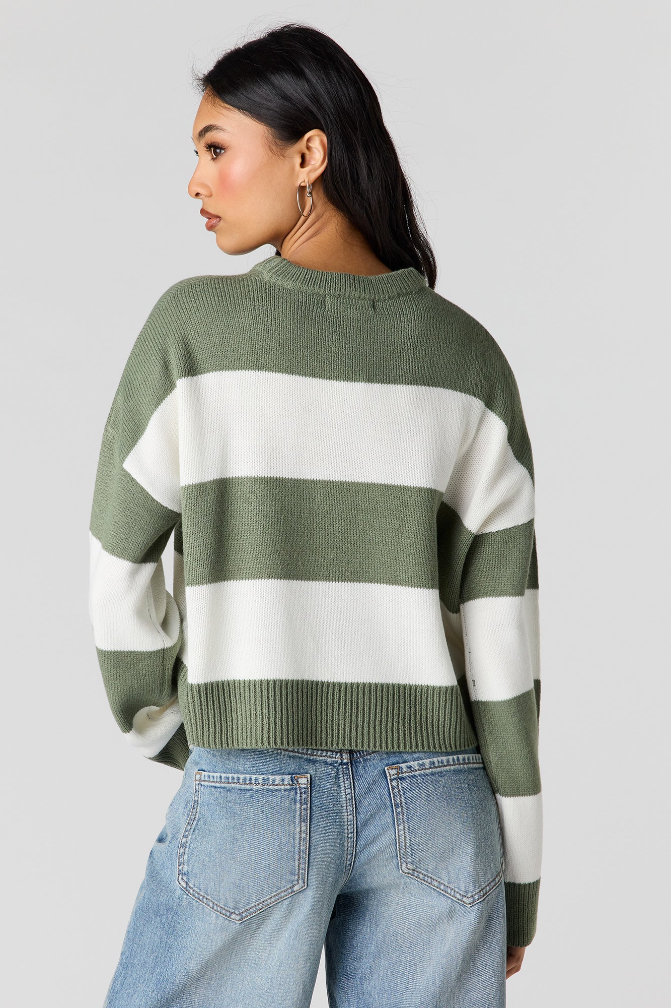 Striped Boxy Sweater