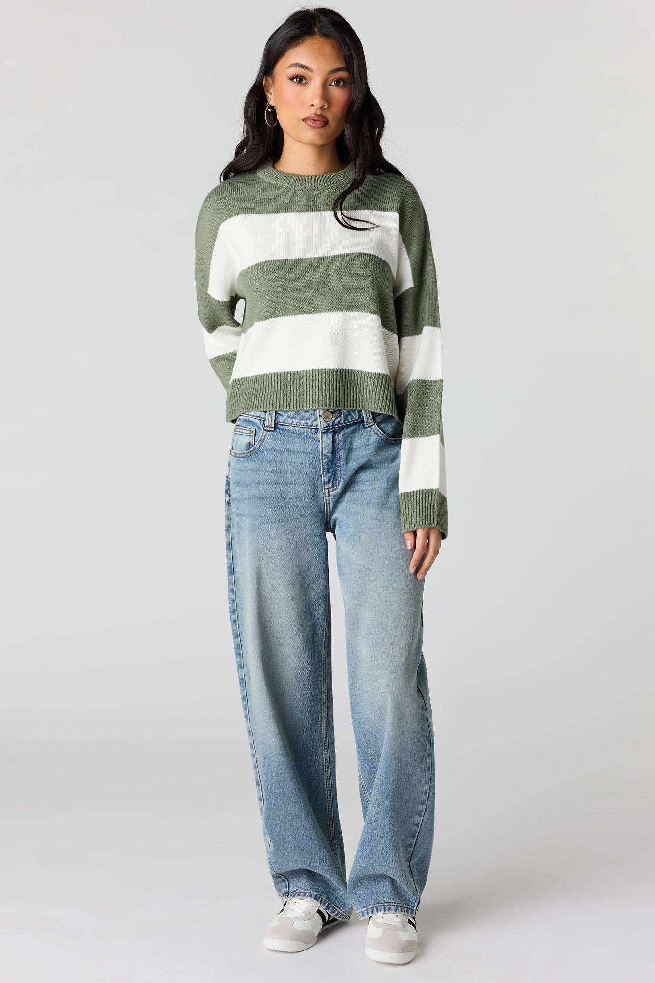 Striped Boxy Sweater