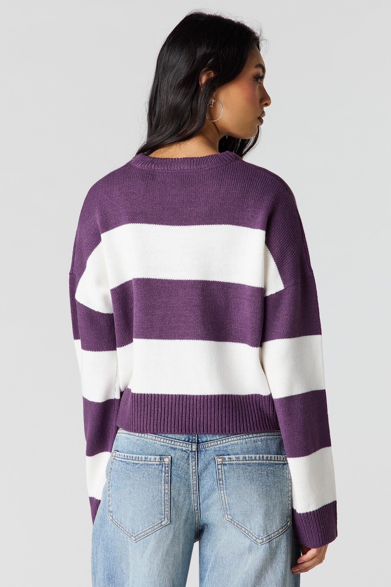 Striped Boxy Sweater