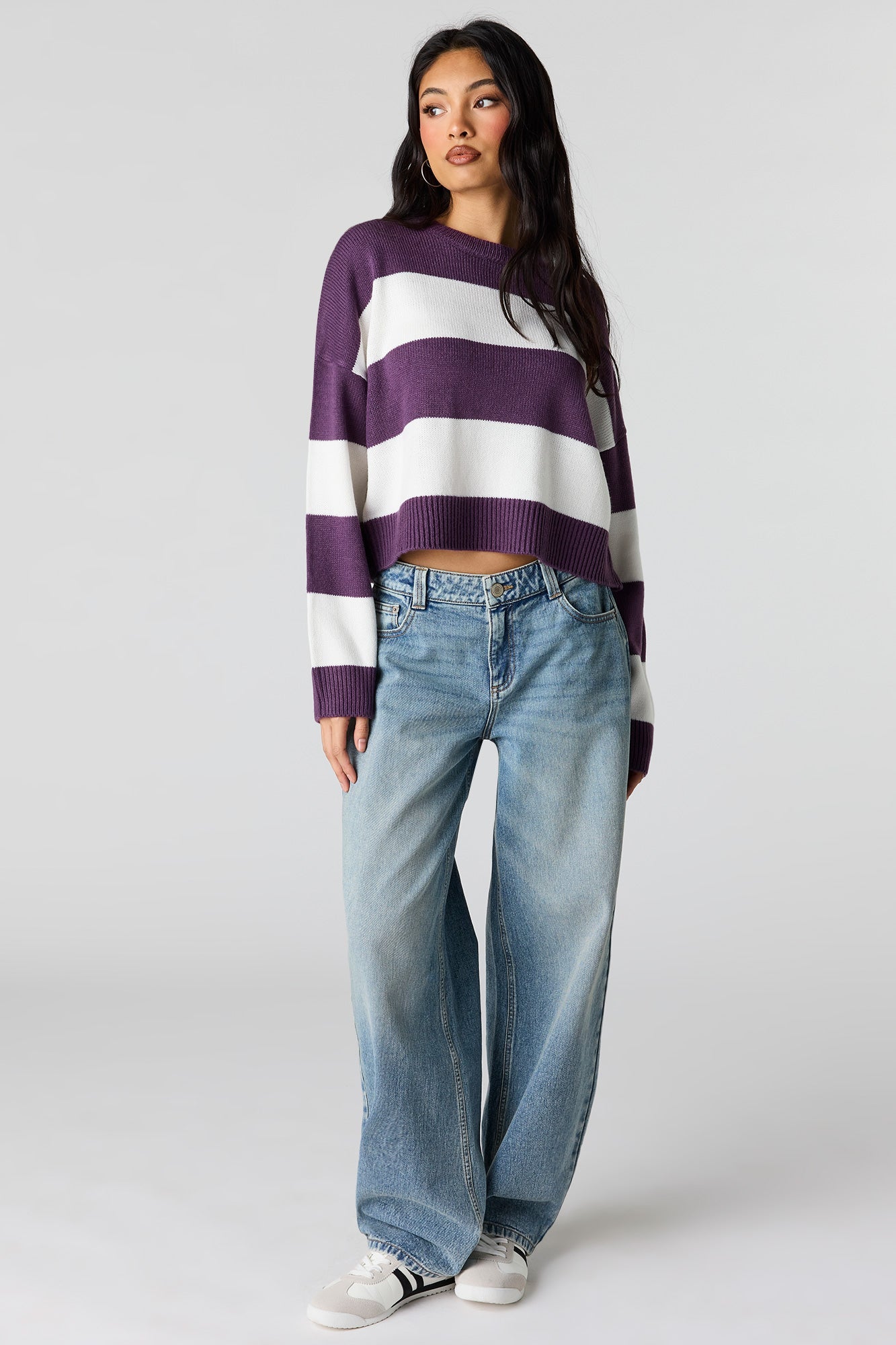 Striped Boxy Sweater