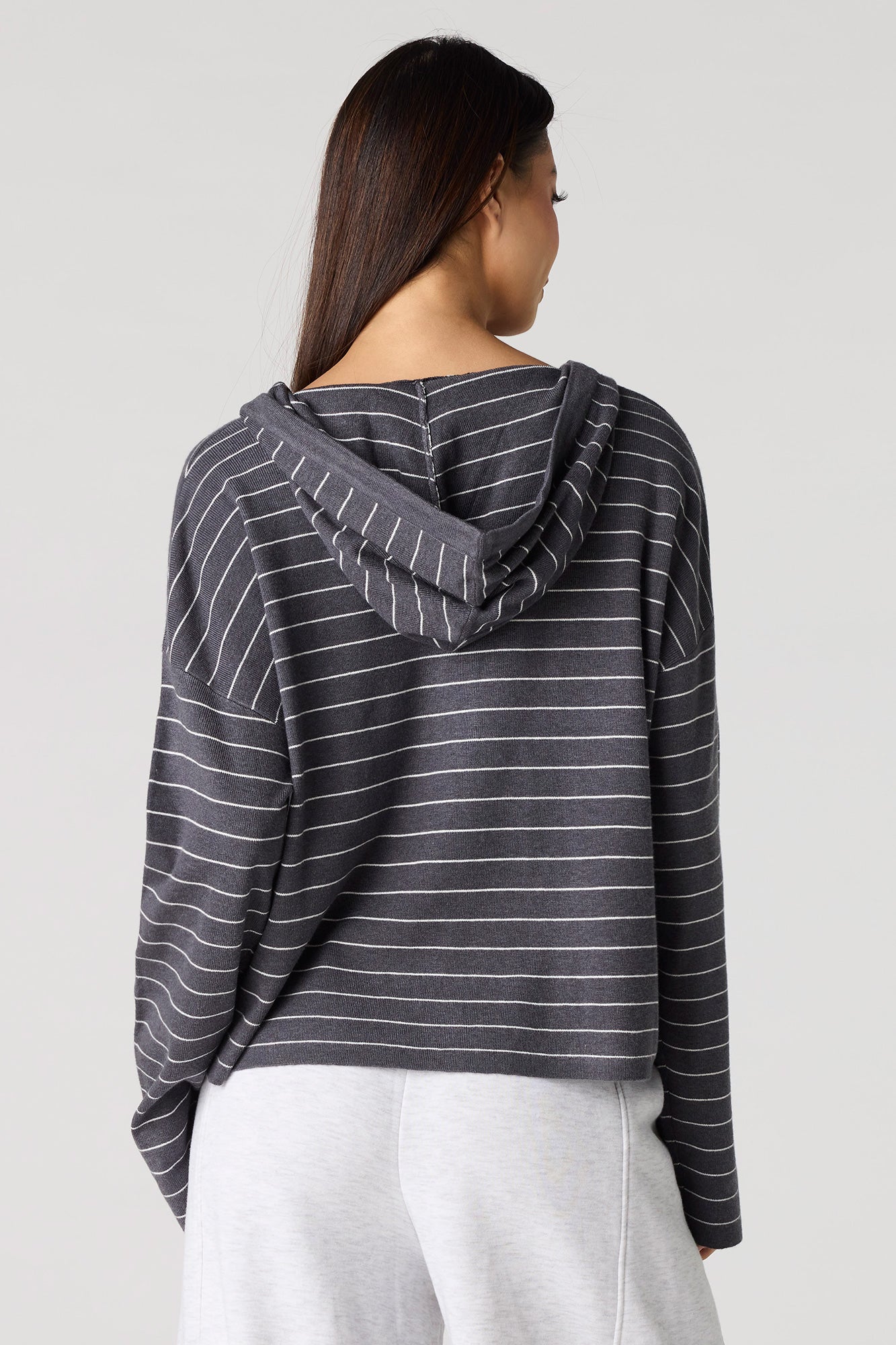 Striped Hooded Sweater