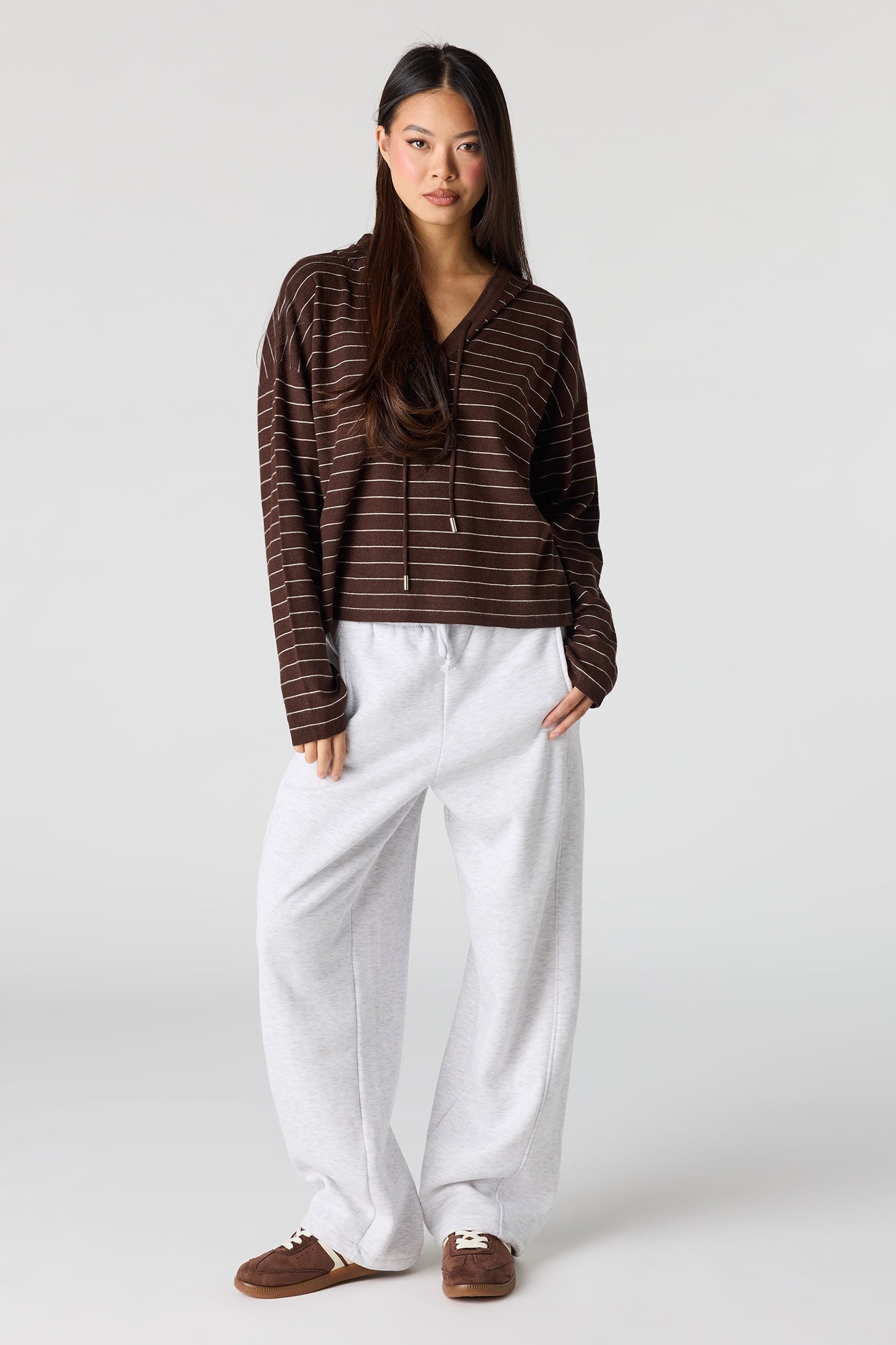Striped Hooded Sweater