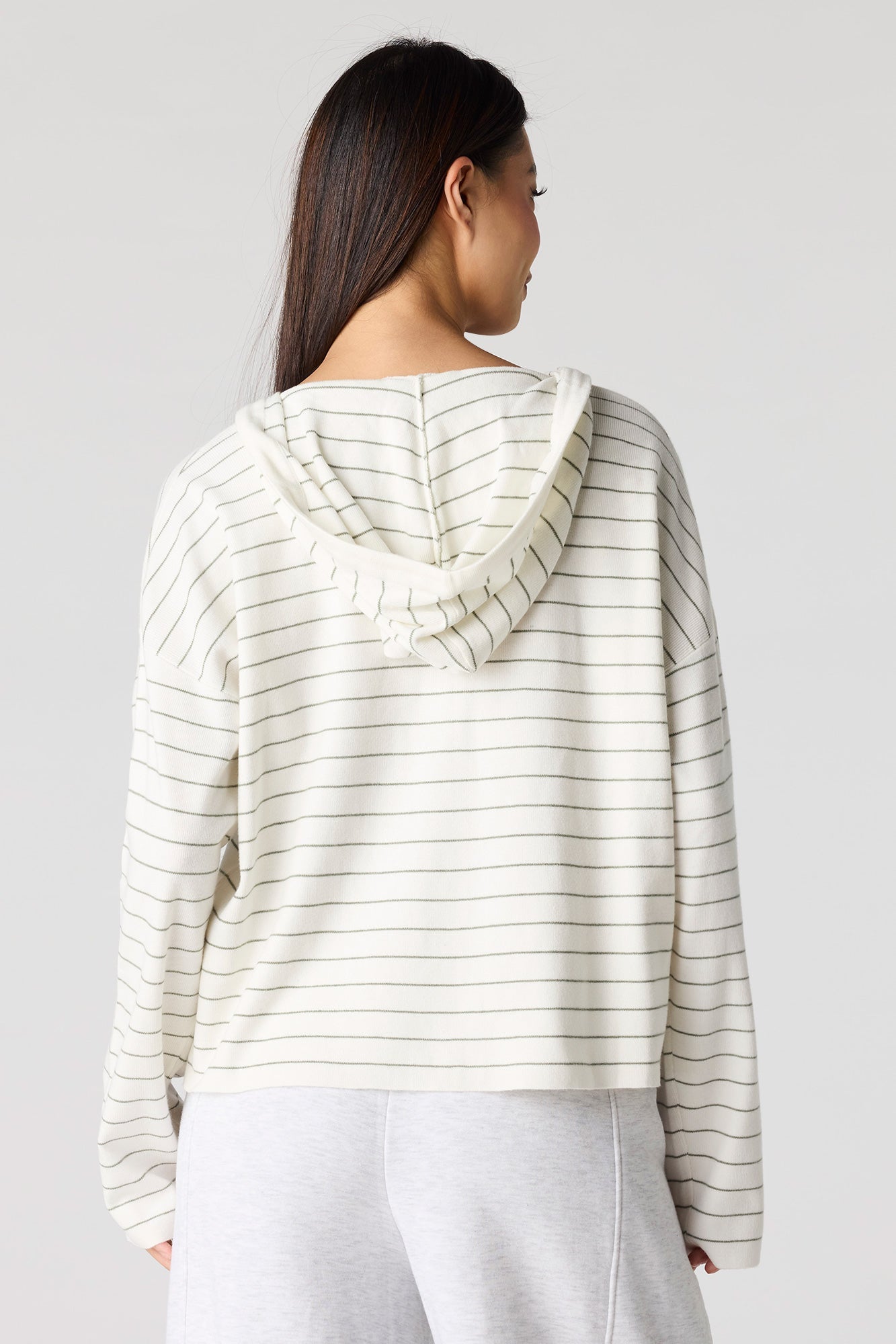 Striped Hooded Sweater