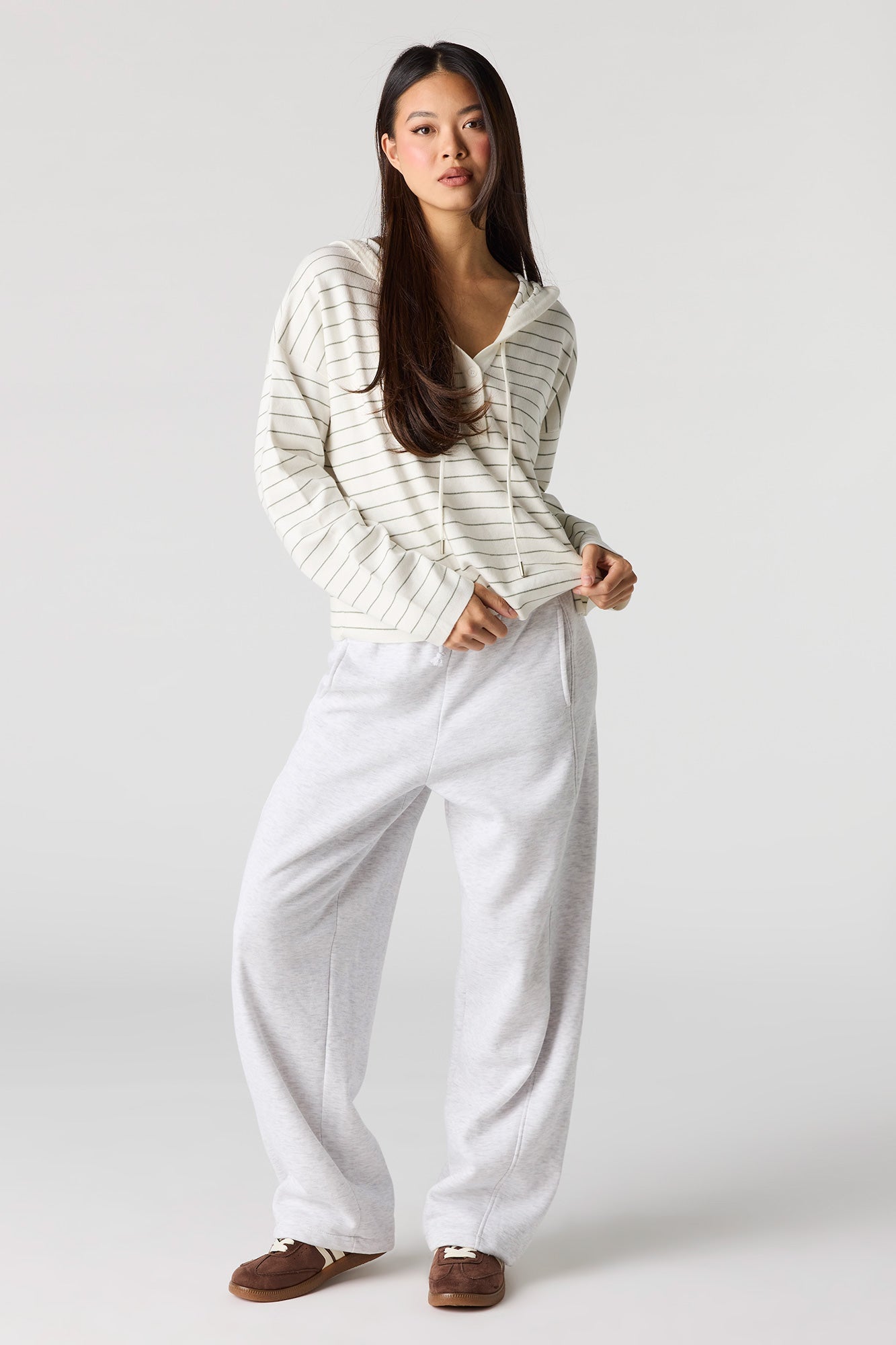 Striped Hooded Sweater