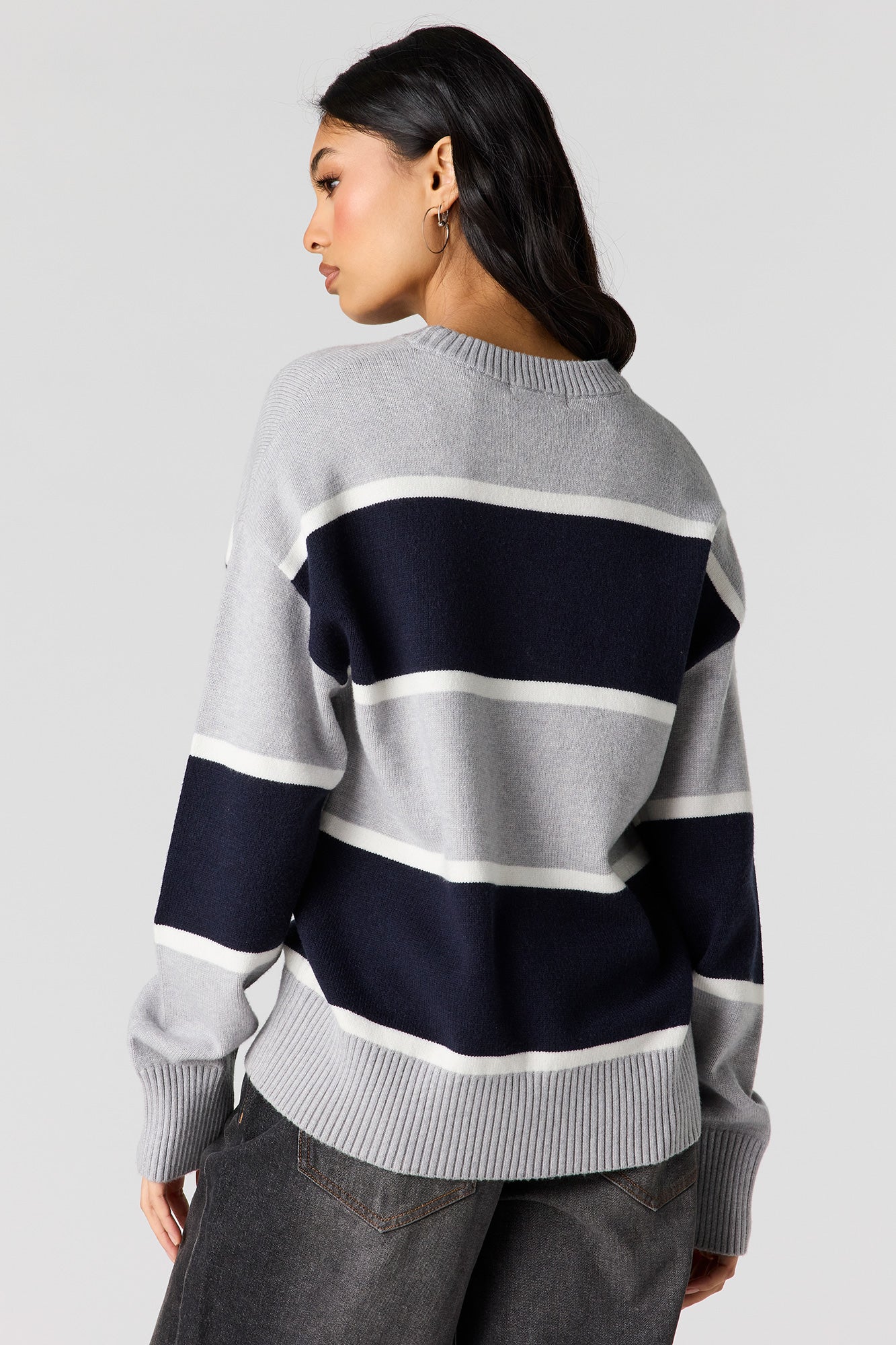 Striped Oversized Sweater